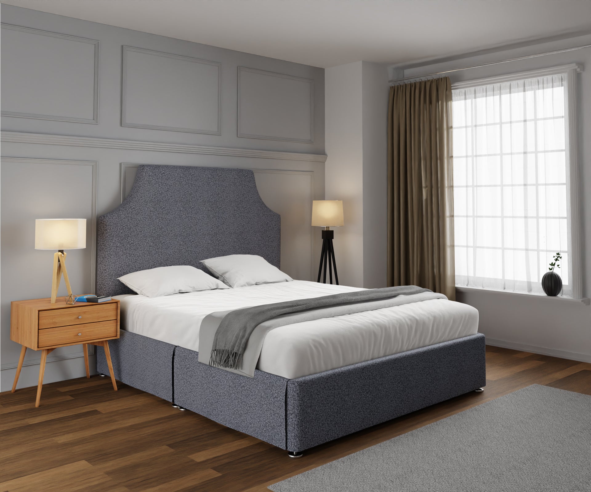 Eva Open Storage Divan Bed Set