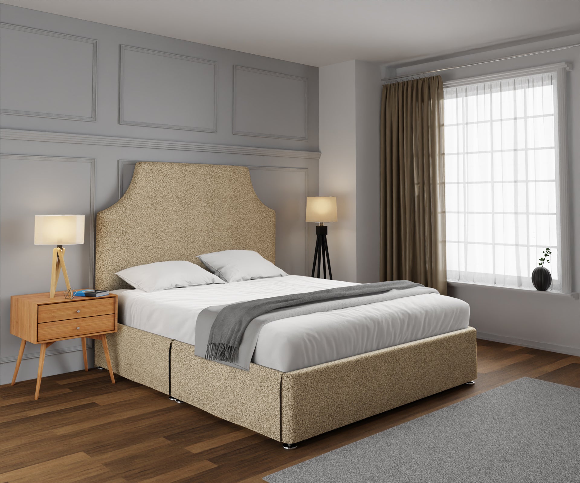 Eva Open Storage Divan Bed Set