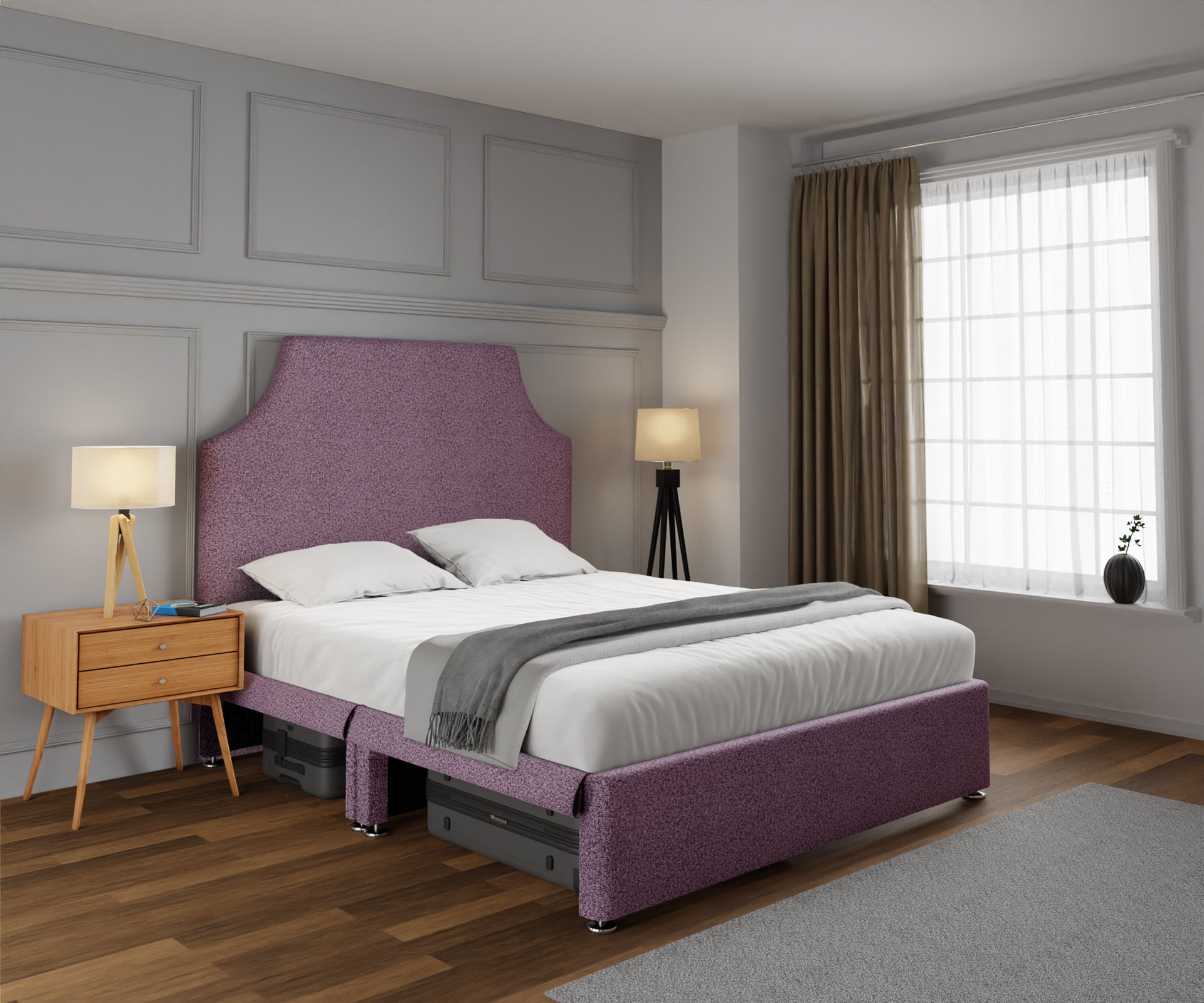 Eva Open Storage Divan Bed Set
