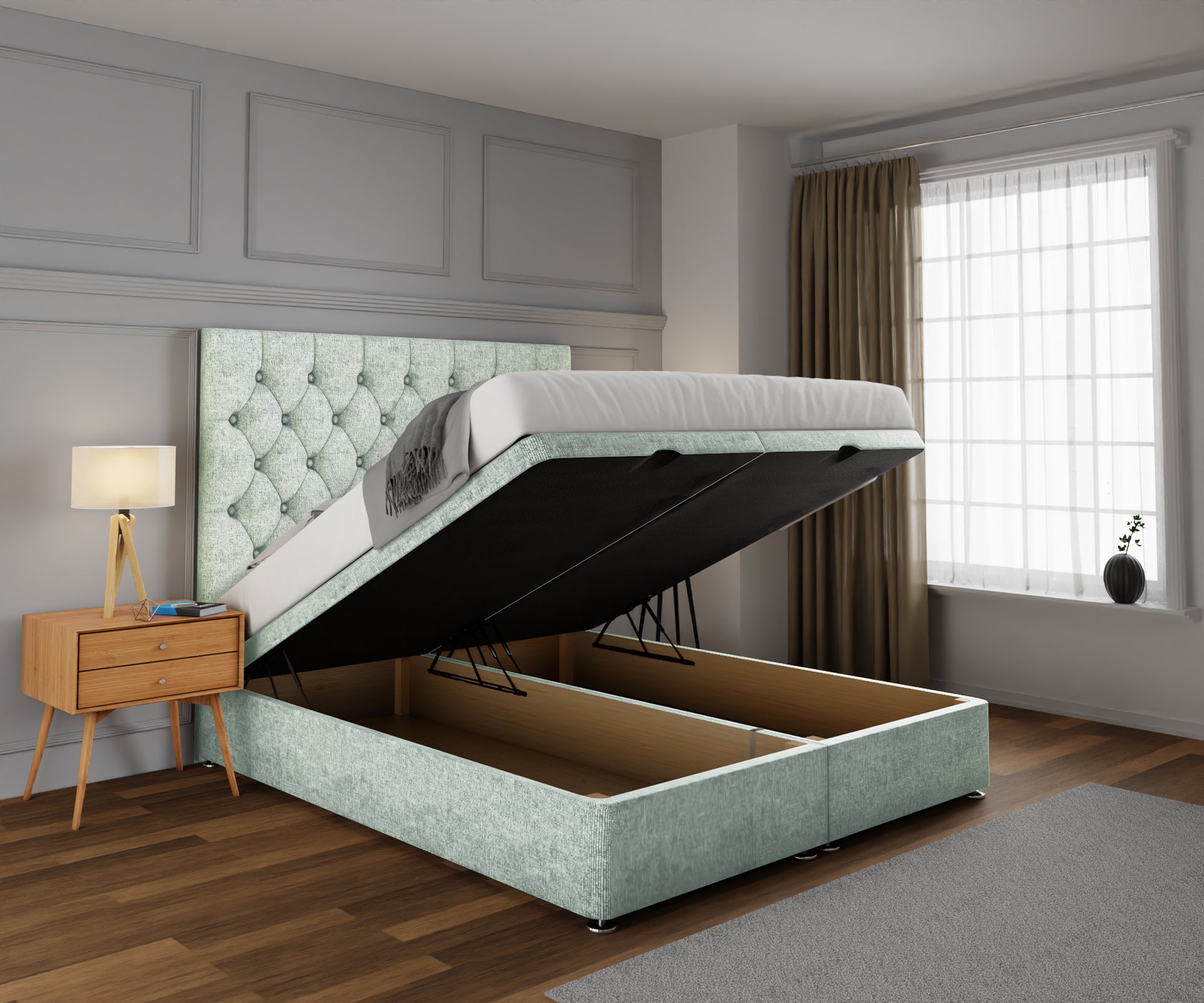 Evie Ottoman Storage Divan Bed Set