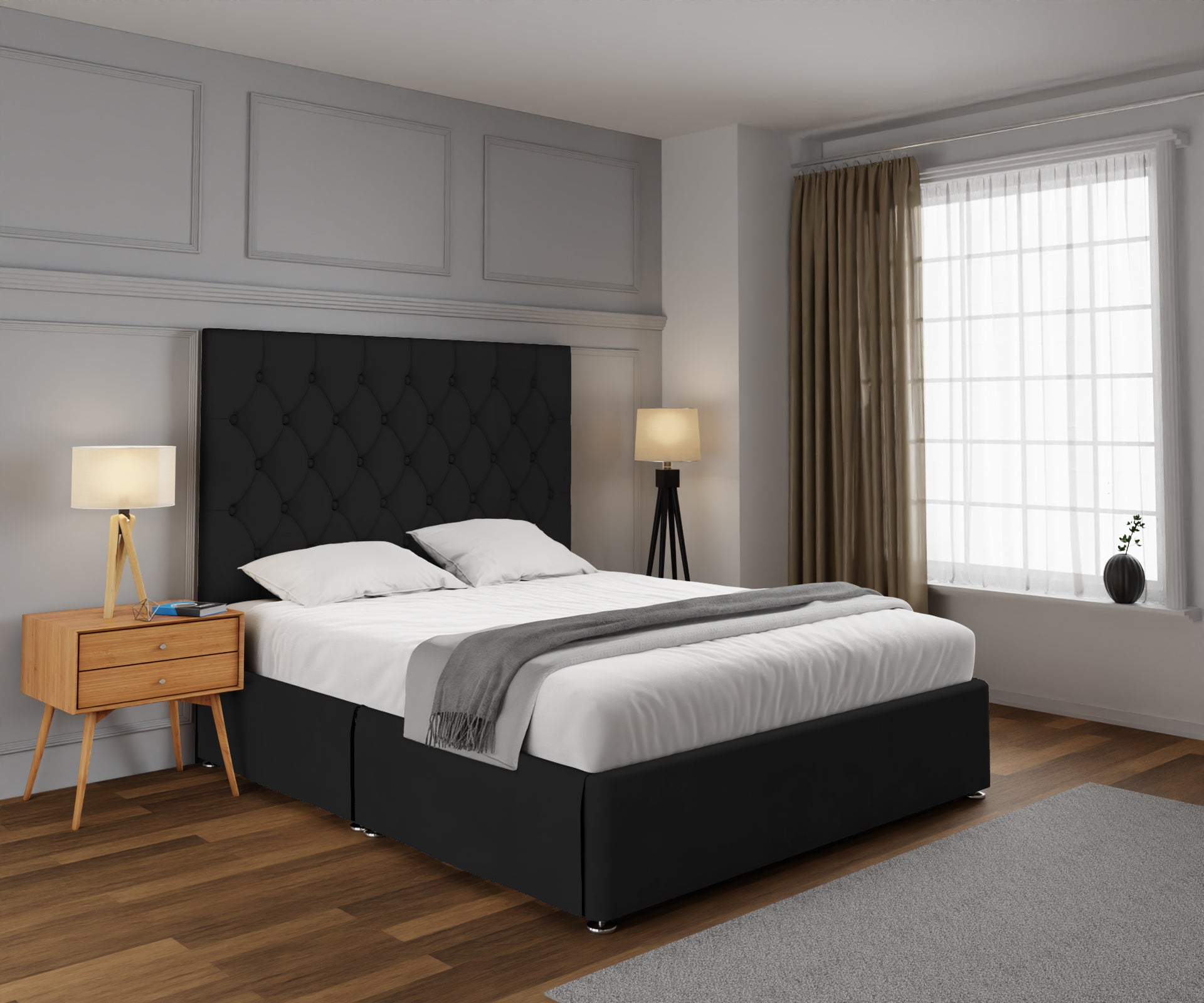 Evie Open Storage Divan Bed Set