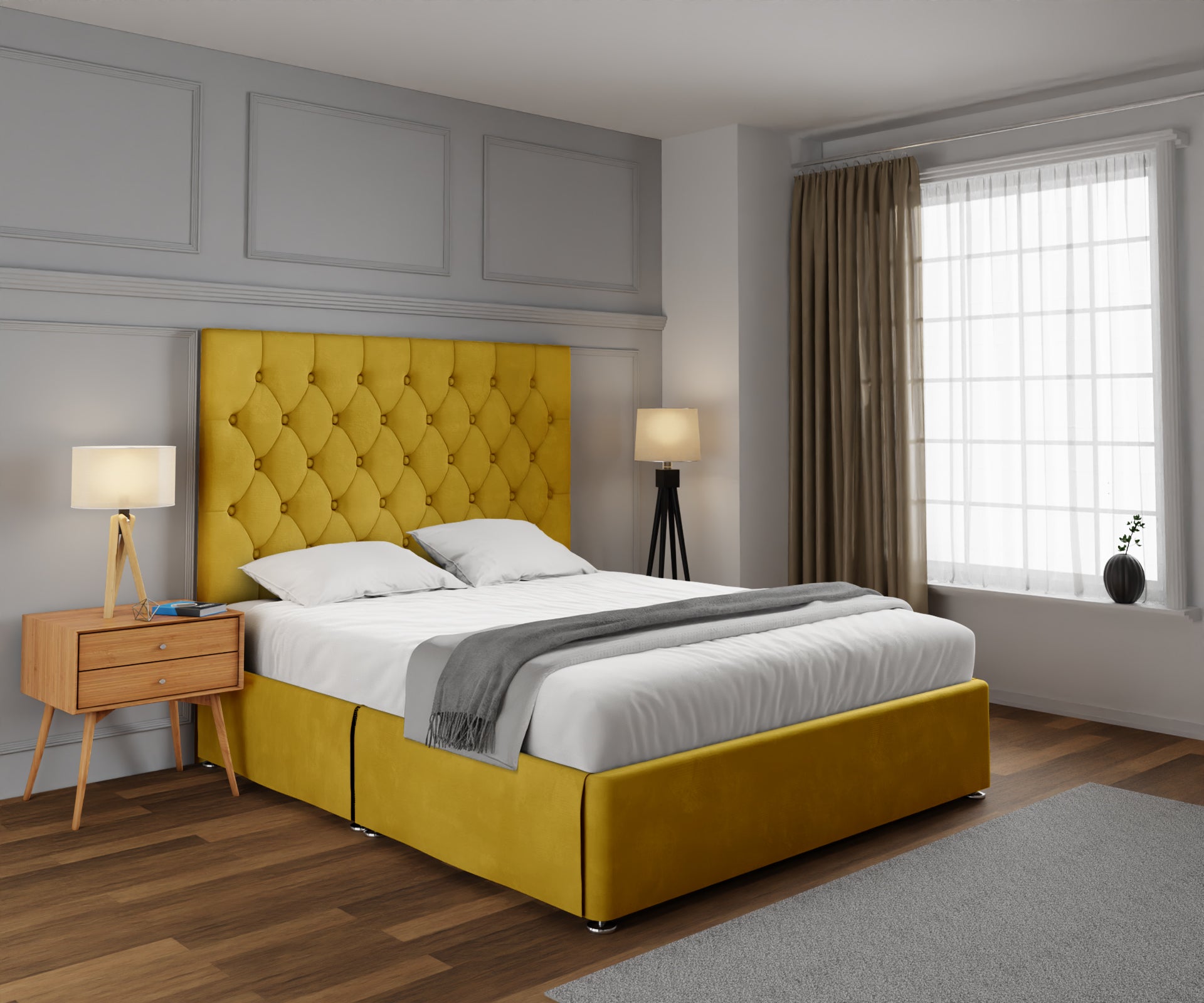 Evie Open Storage Divan Bed Set