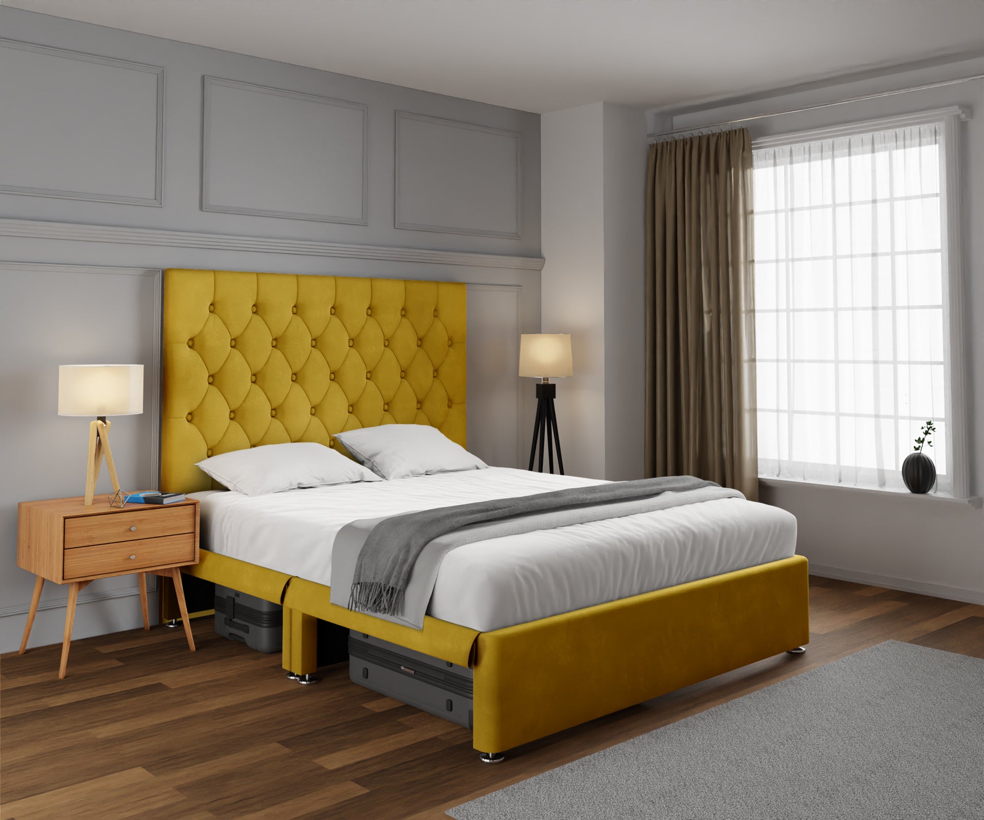 Evie Open Storage Divan Bed Set