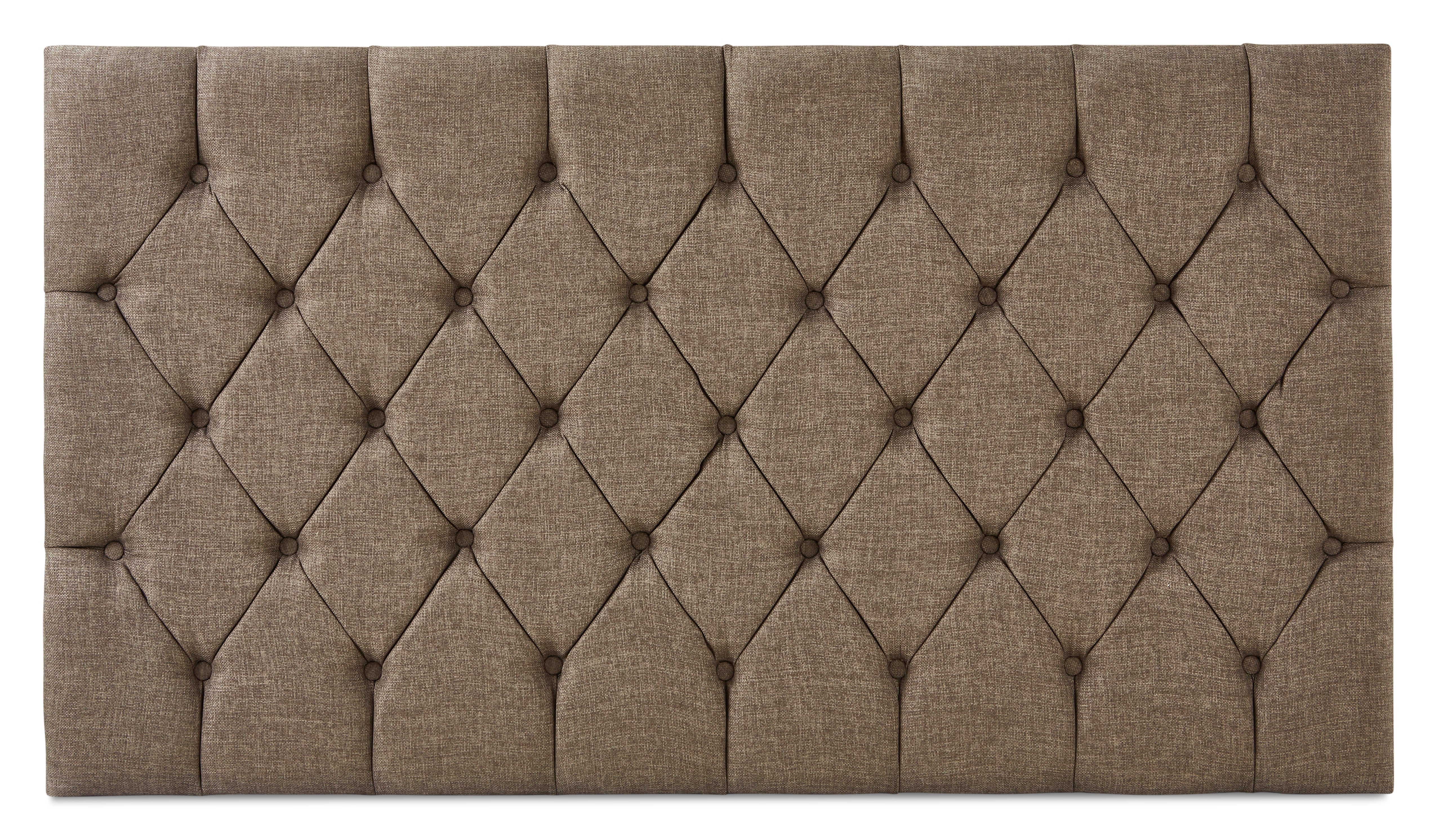 Evie Diamond Upholstered Strutted Headboard