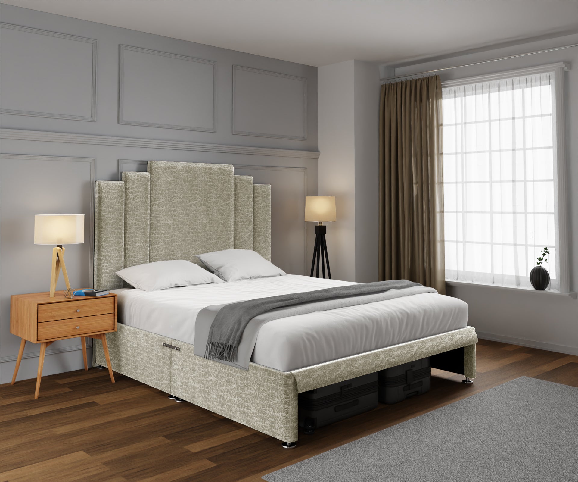 Kensington Open Storage Divan Bed Set