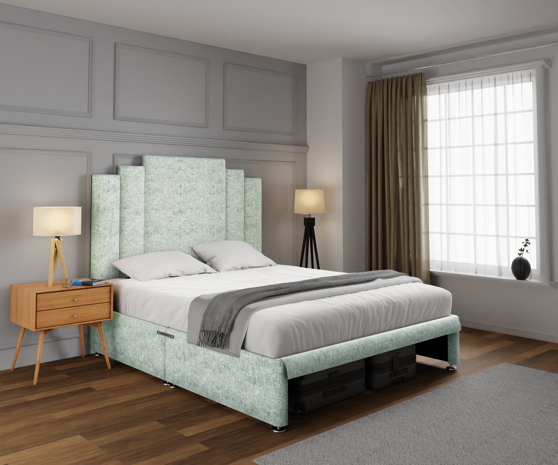 Kensington Open Storage Divan Bed Set