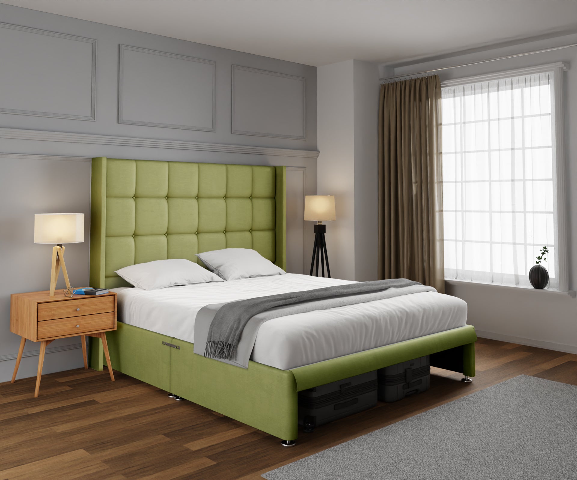 Mayfair Open Storage Divan Bed Set