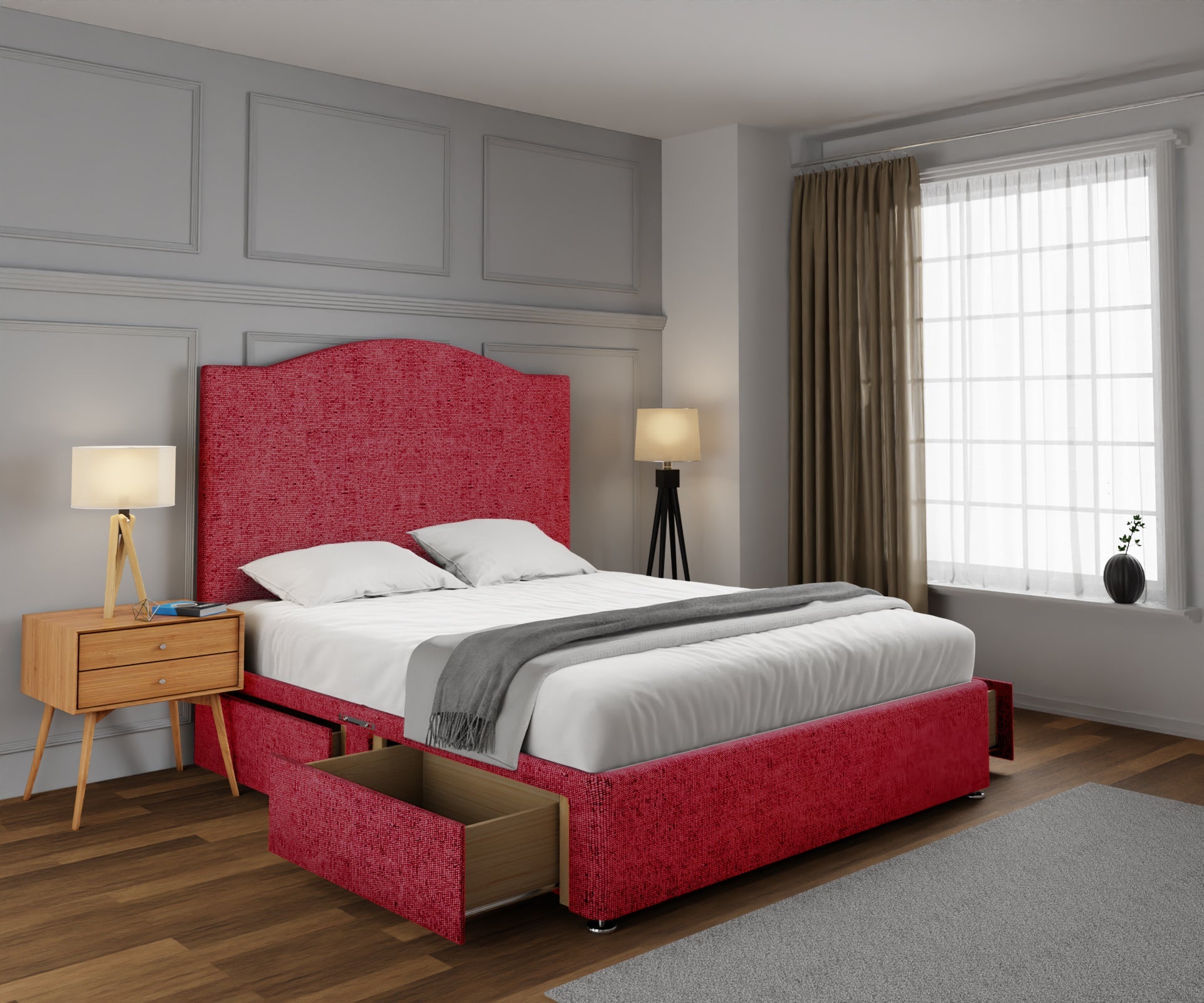 Rose Divan Bed Set