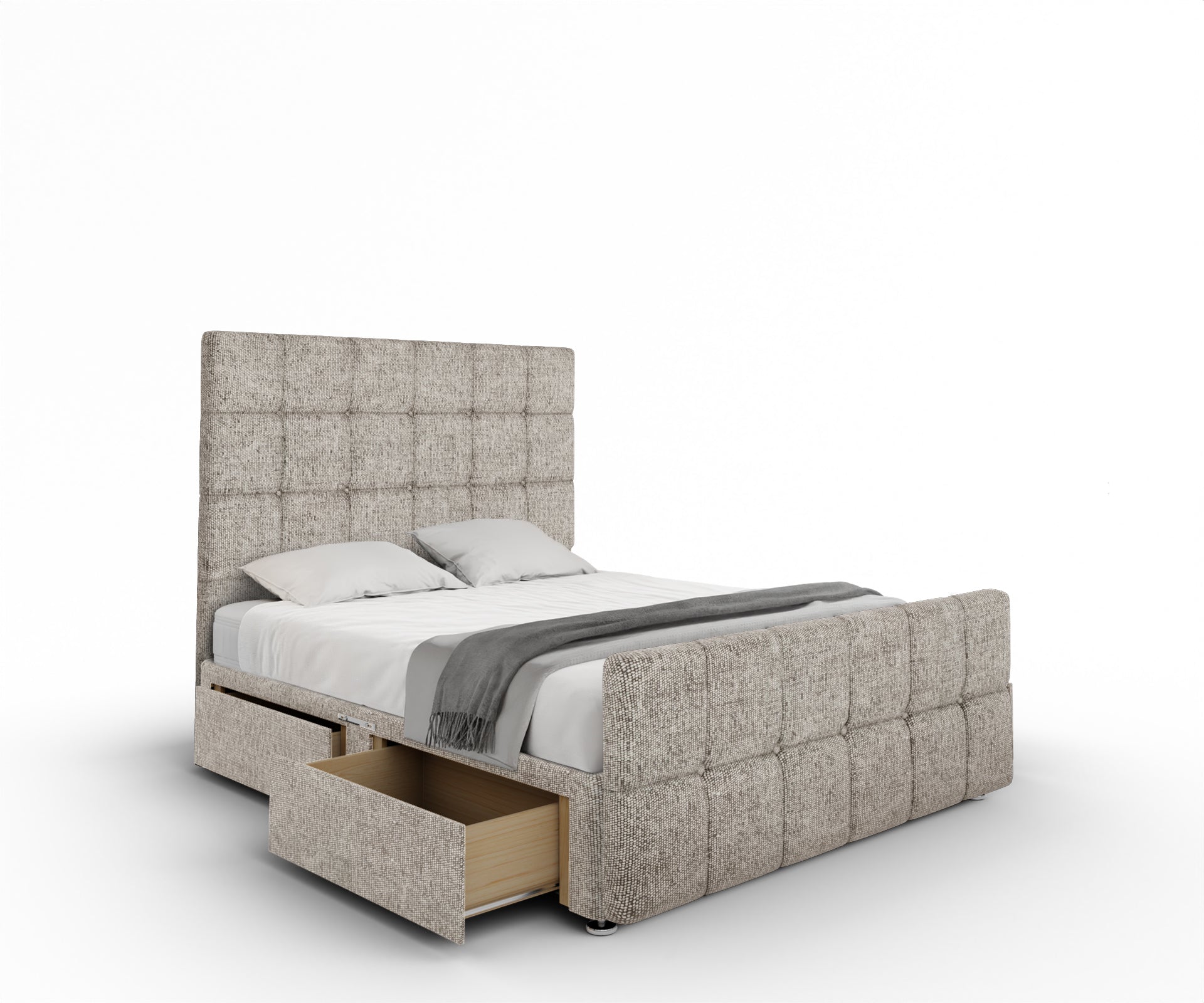 Amber Divan Bed Set With Footboard