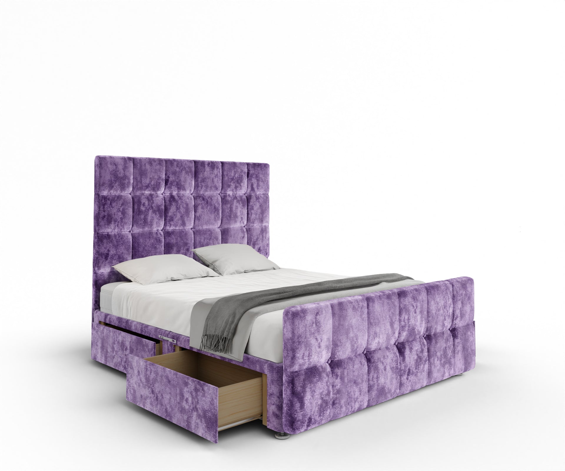 Amber Divan Bed Set With Footboard