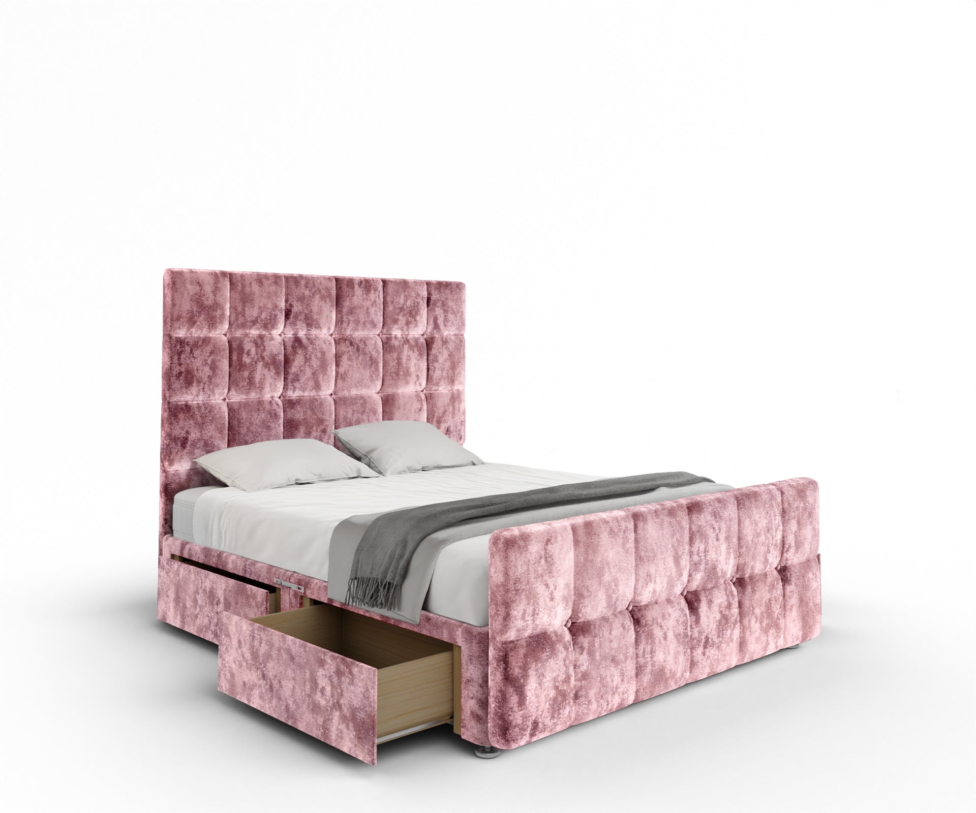 Amber Divan Bed Set With Footboard