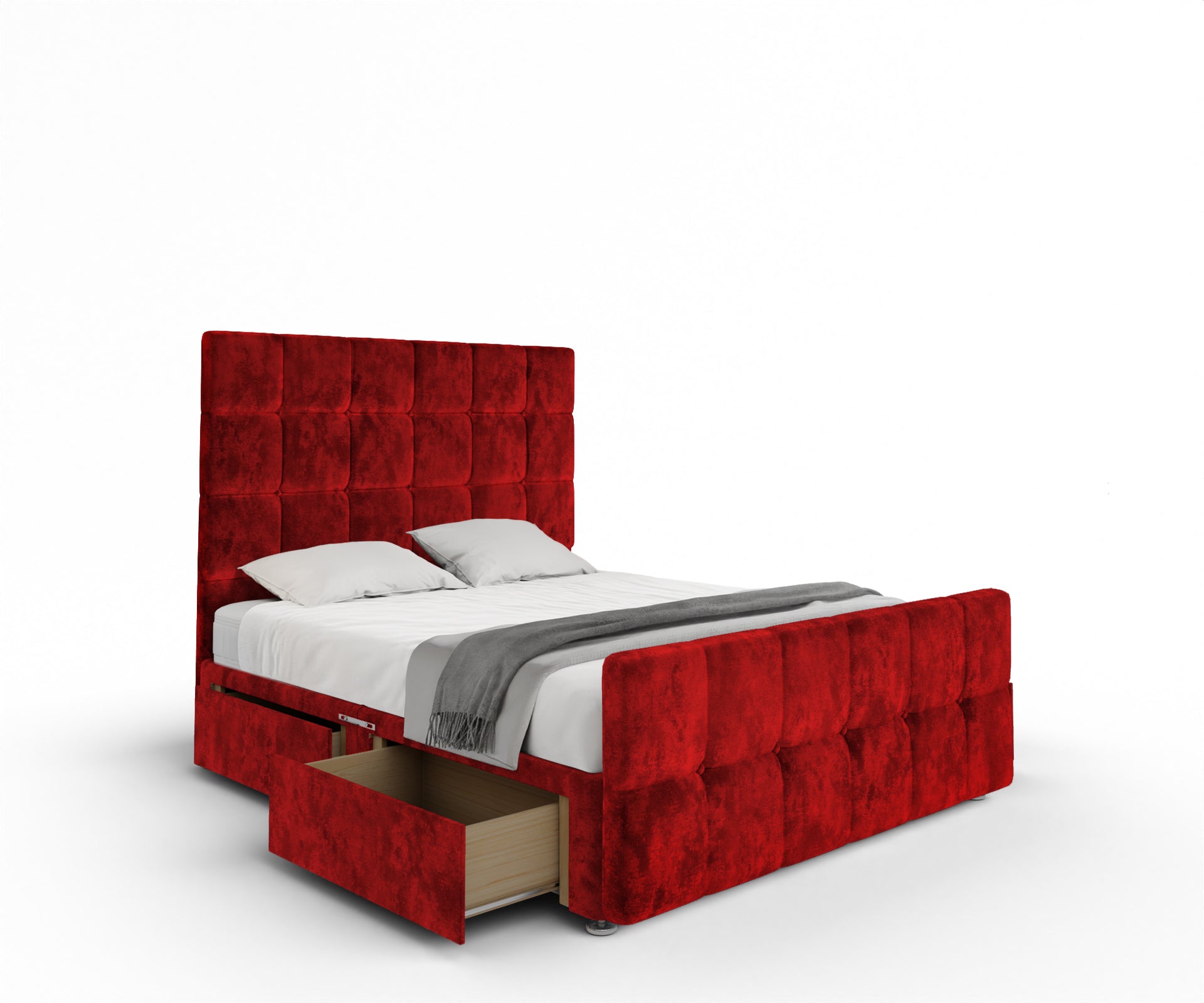 Amber Divan Bed Set With Footboard