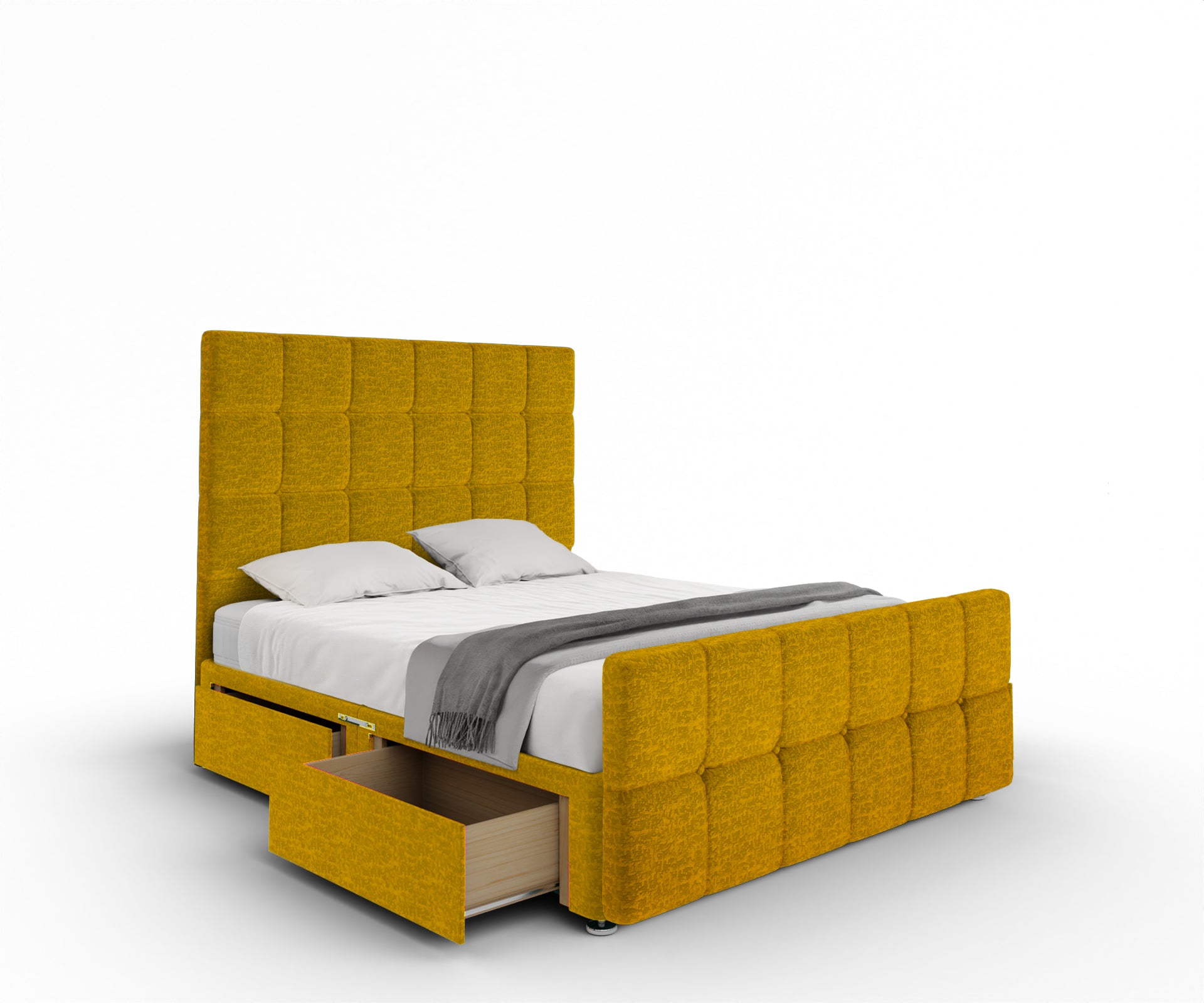 Amber Divan Bed Set With Footboard