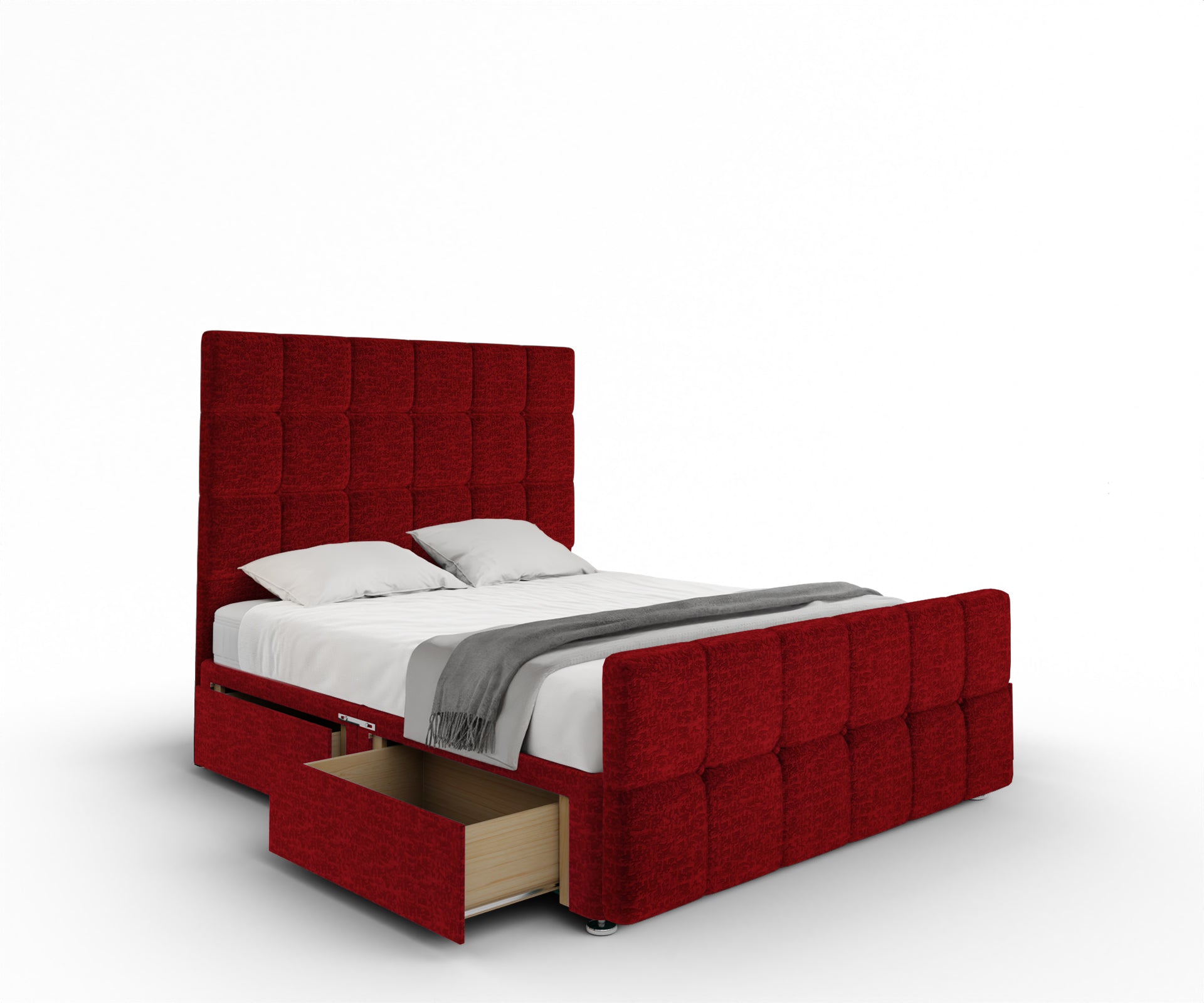 Amber Divan Bed Set With Footboard