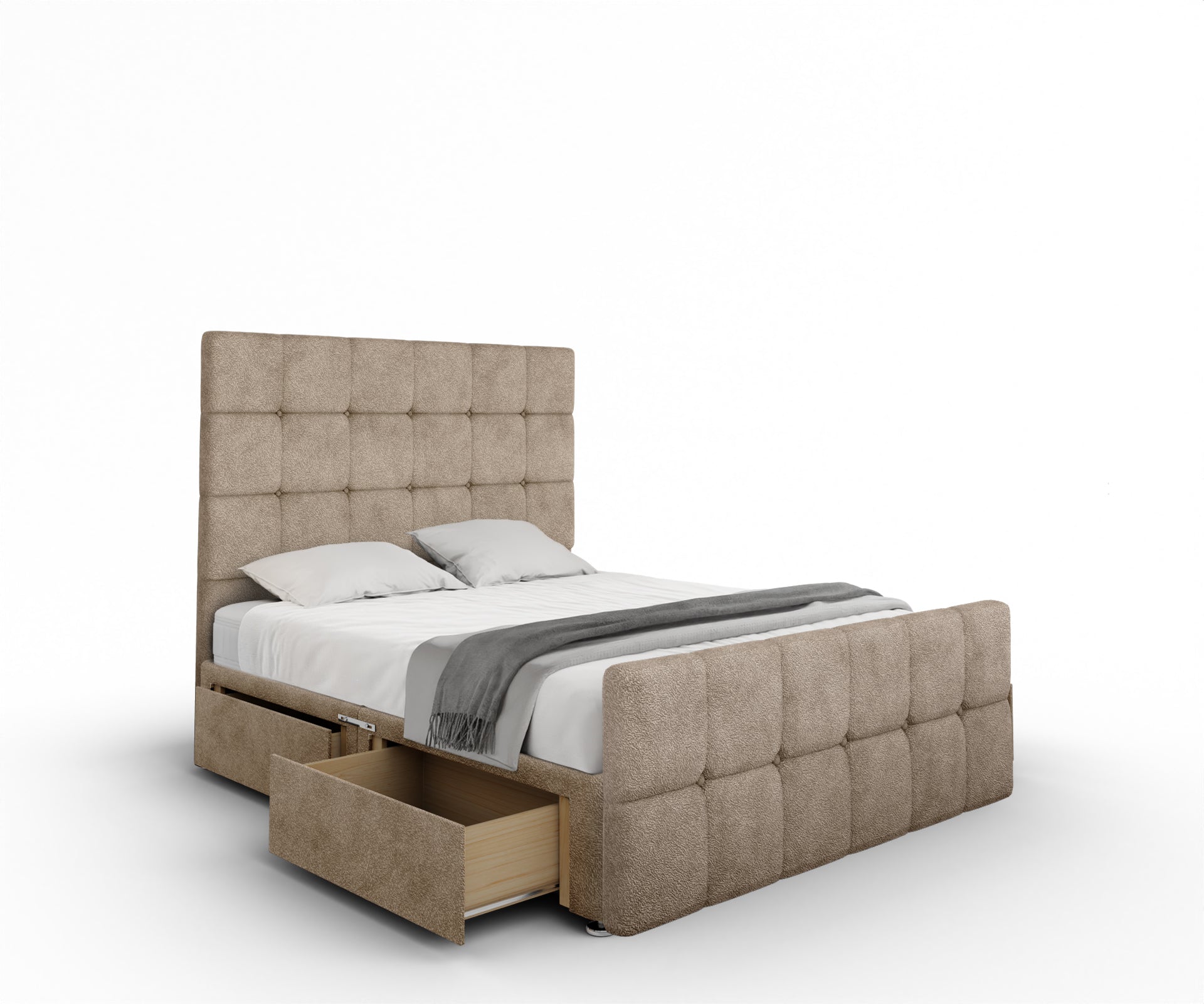 Amber Divan Bed Set With Footboard