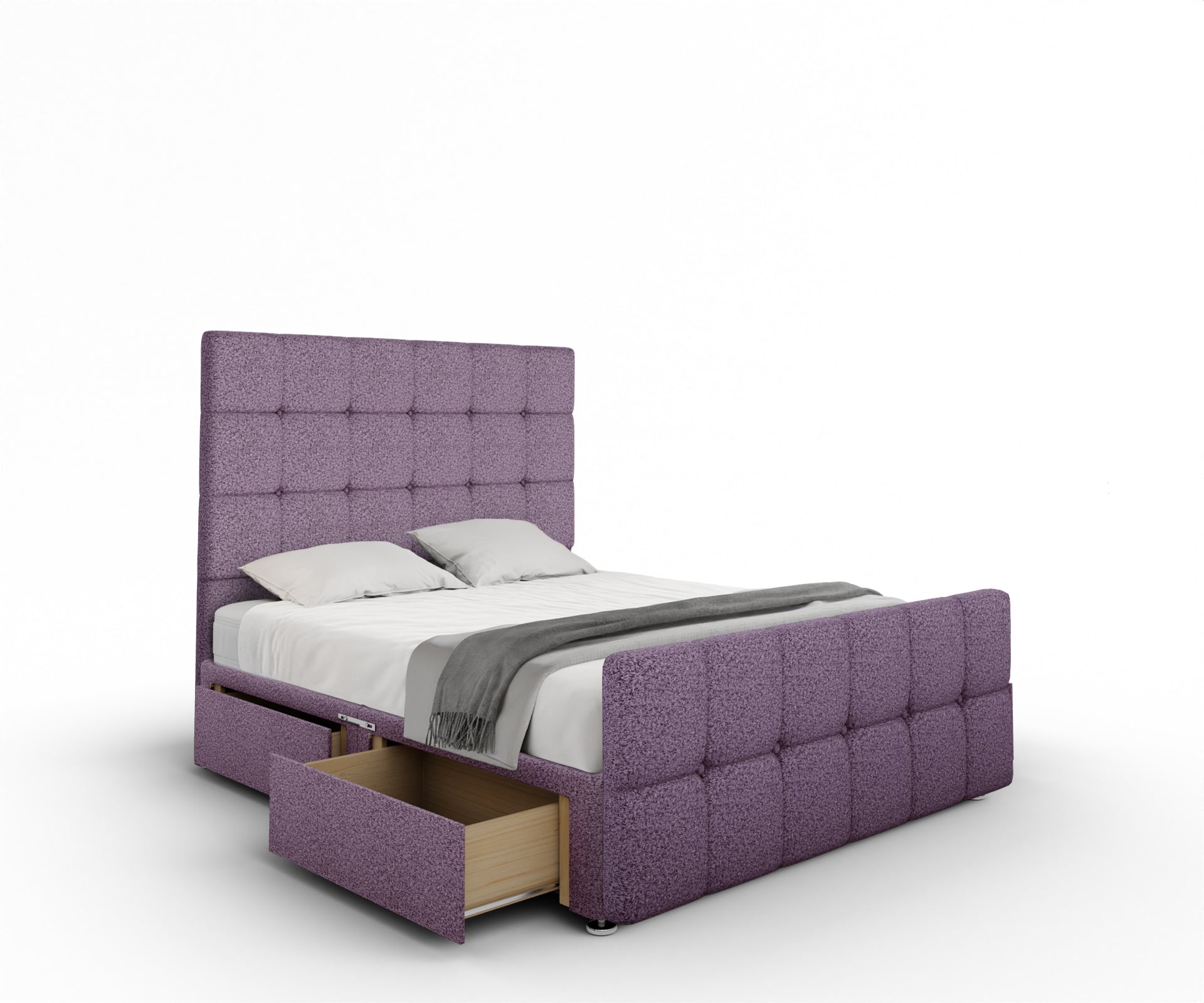 Amber Divan Bed Set With Footboard