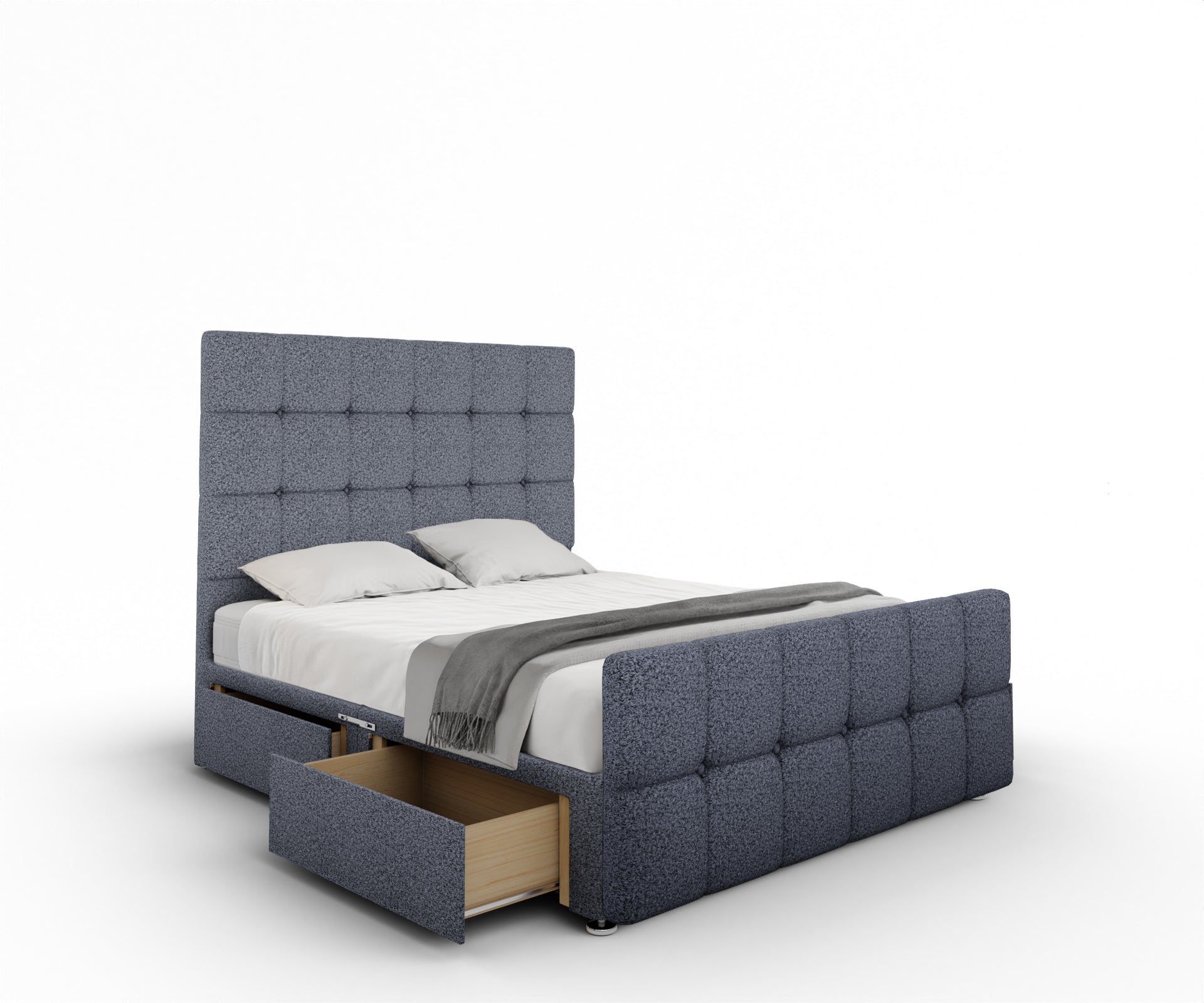 Amber Divan Bed Set With Footboard