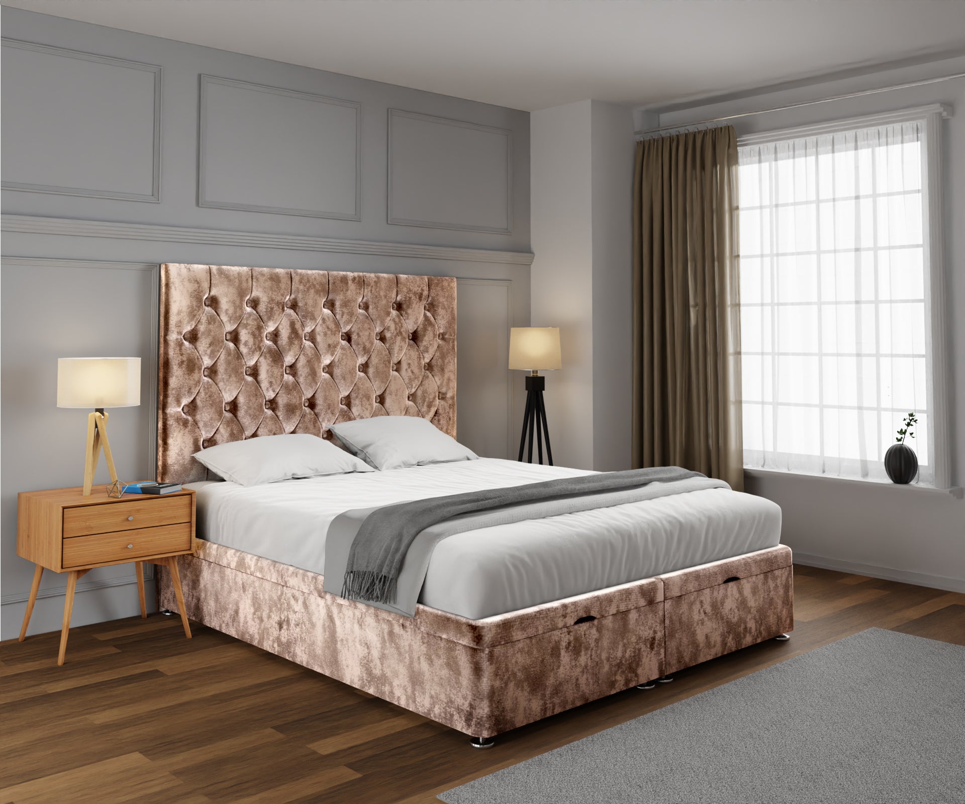 Evie Ottoman Storage Divan Bed Set