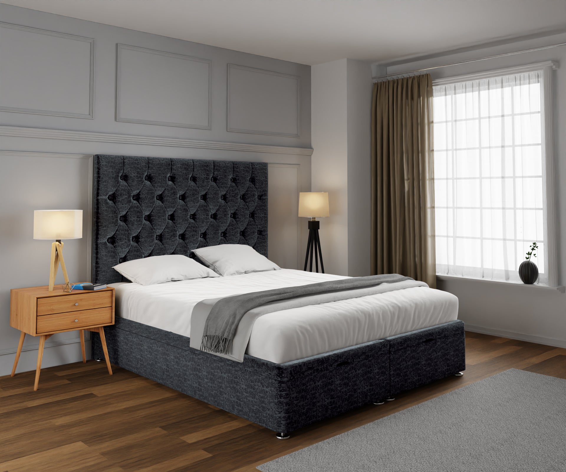 Evie Ottoman Storage Divan Bed Set