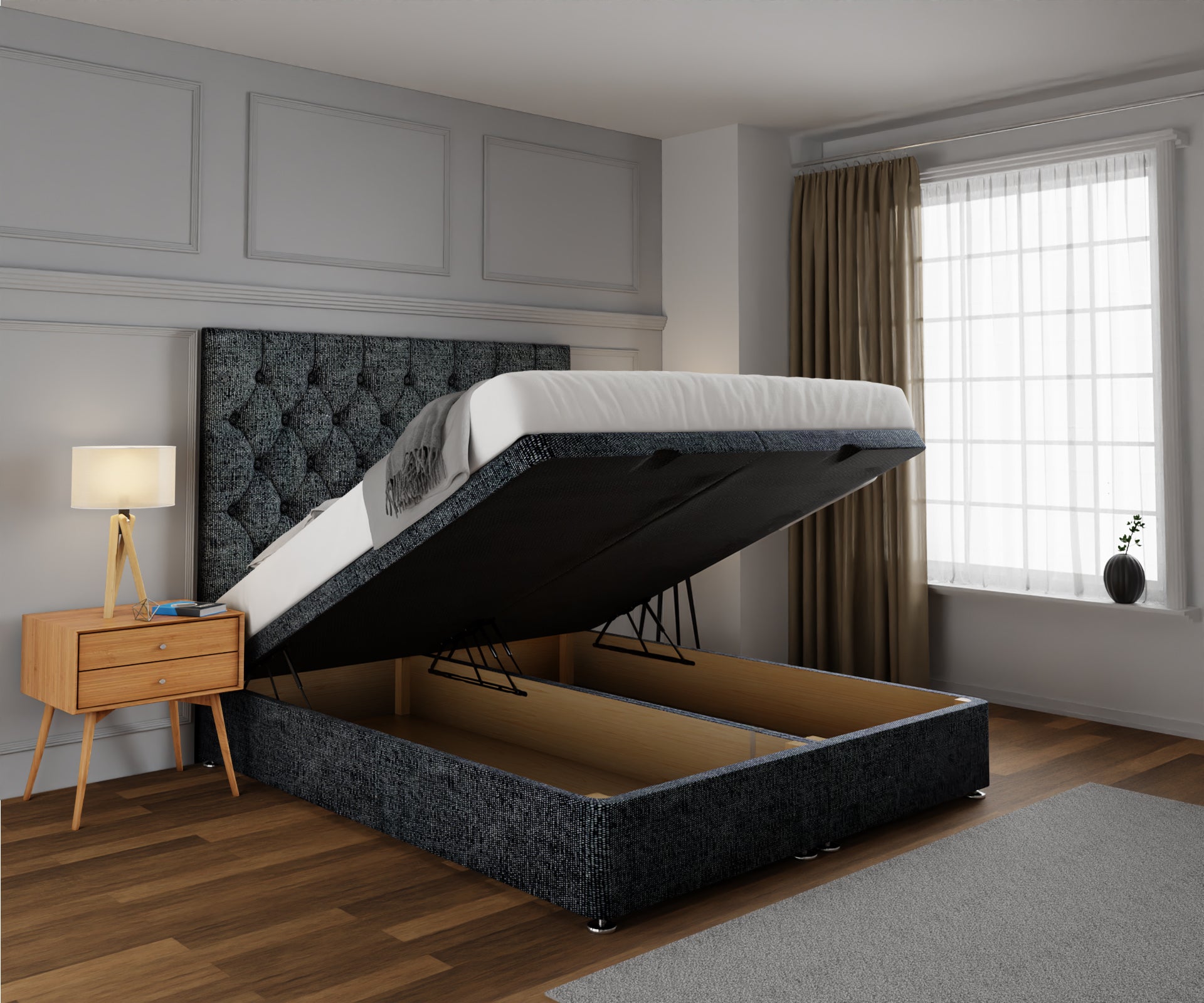 Evie Ottoman Storage Divan Bed Set