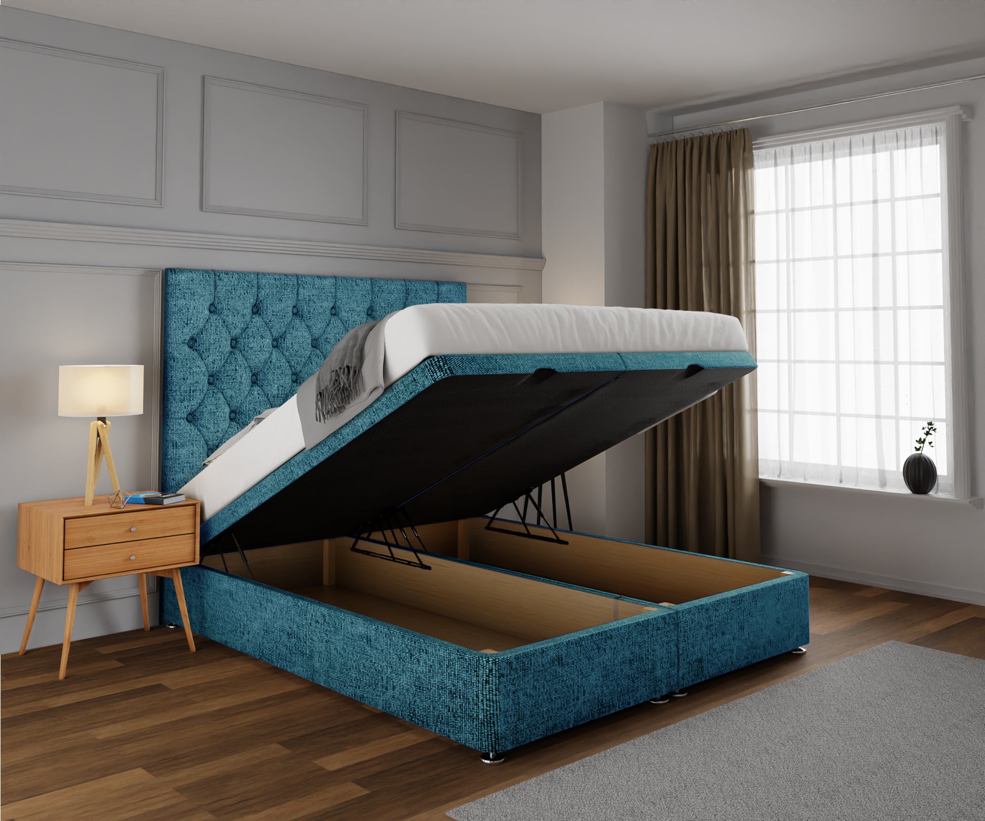 Evie Ottoman Storage Divan Bed Set