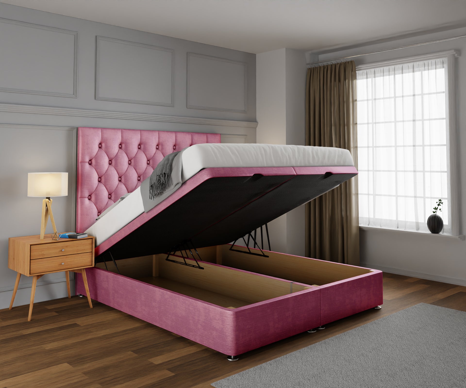 Evie Ottoman Storage Divan Bed Set