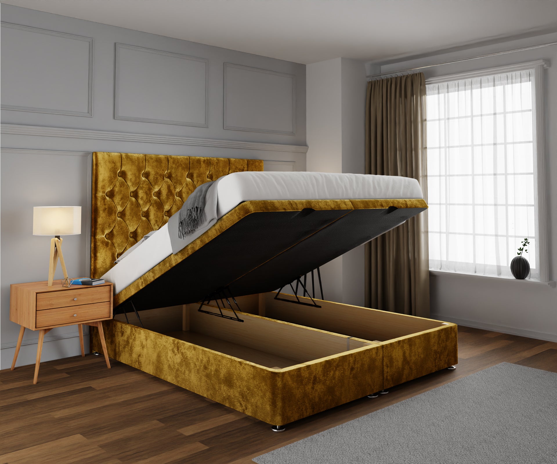 Evie Ottoman Storage Divan Bed Set