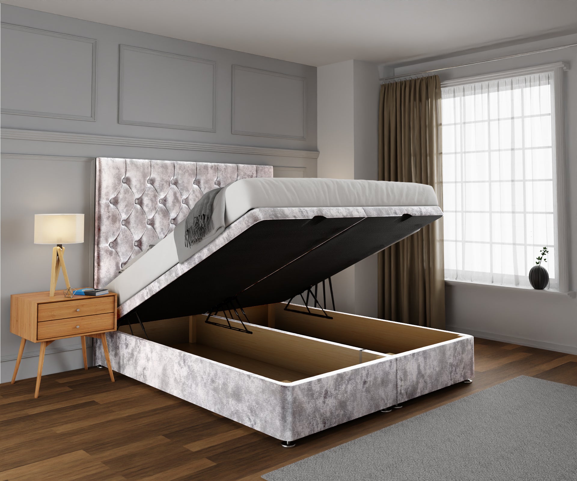 Evie Ottoman Storage Divan Bed Set