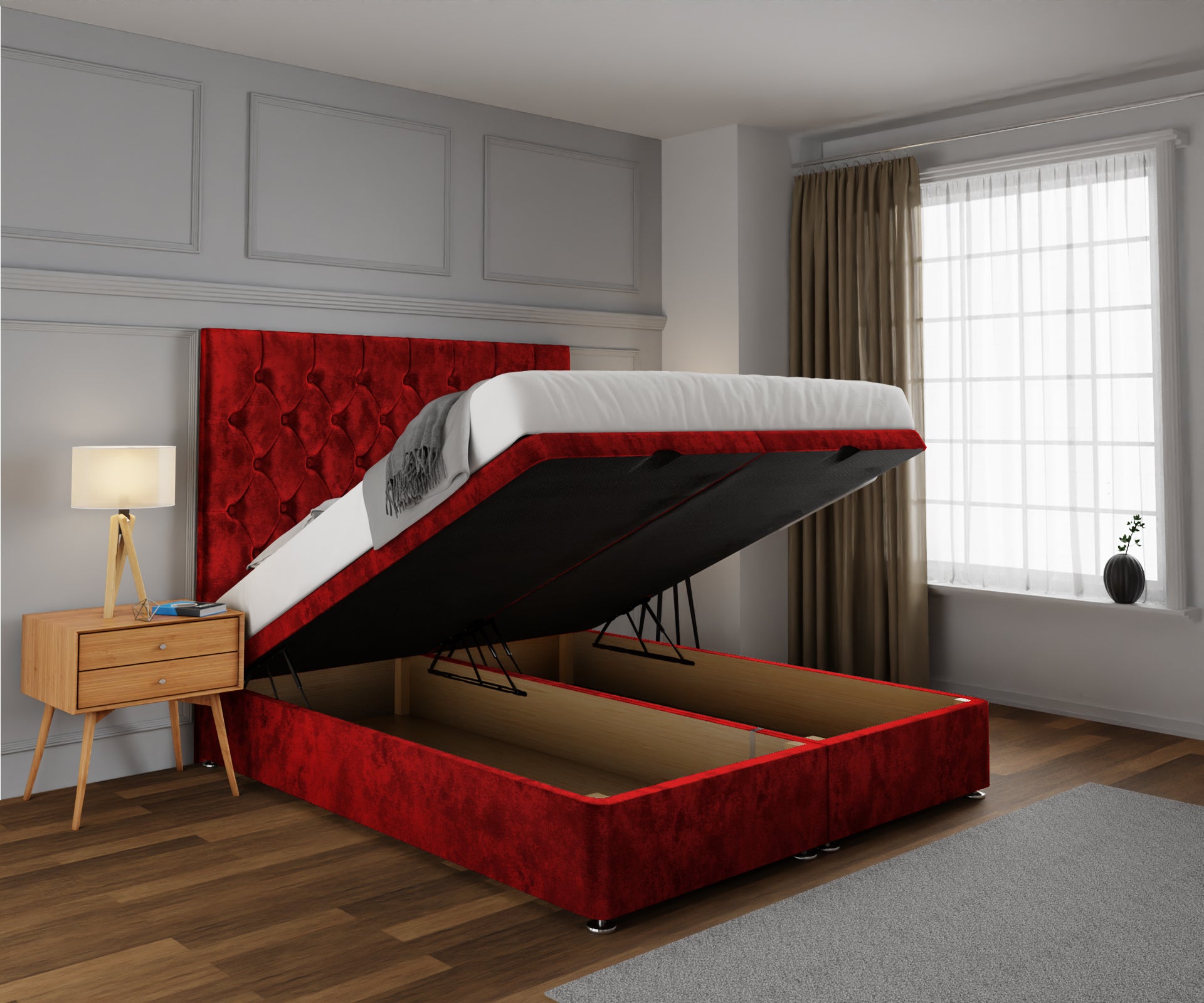 Evie Ottoman Storage Divan Bed Set