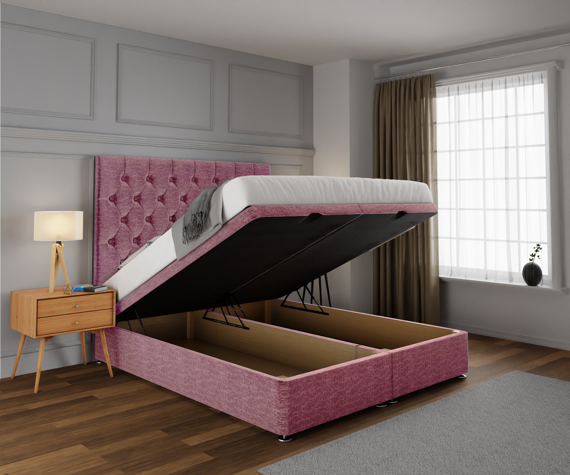 Evie Ottoman Storage Divan Bed Set