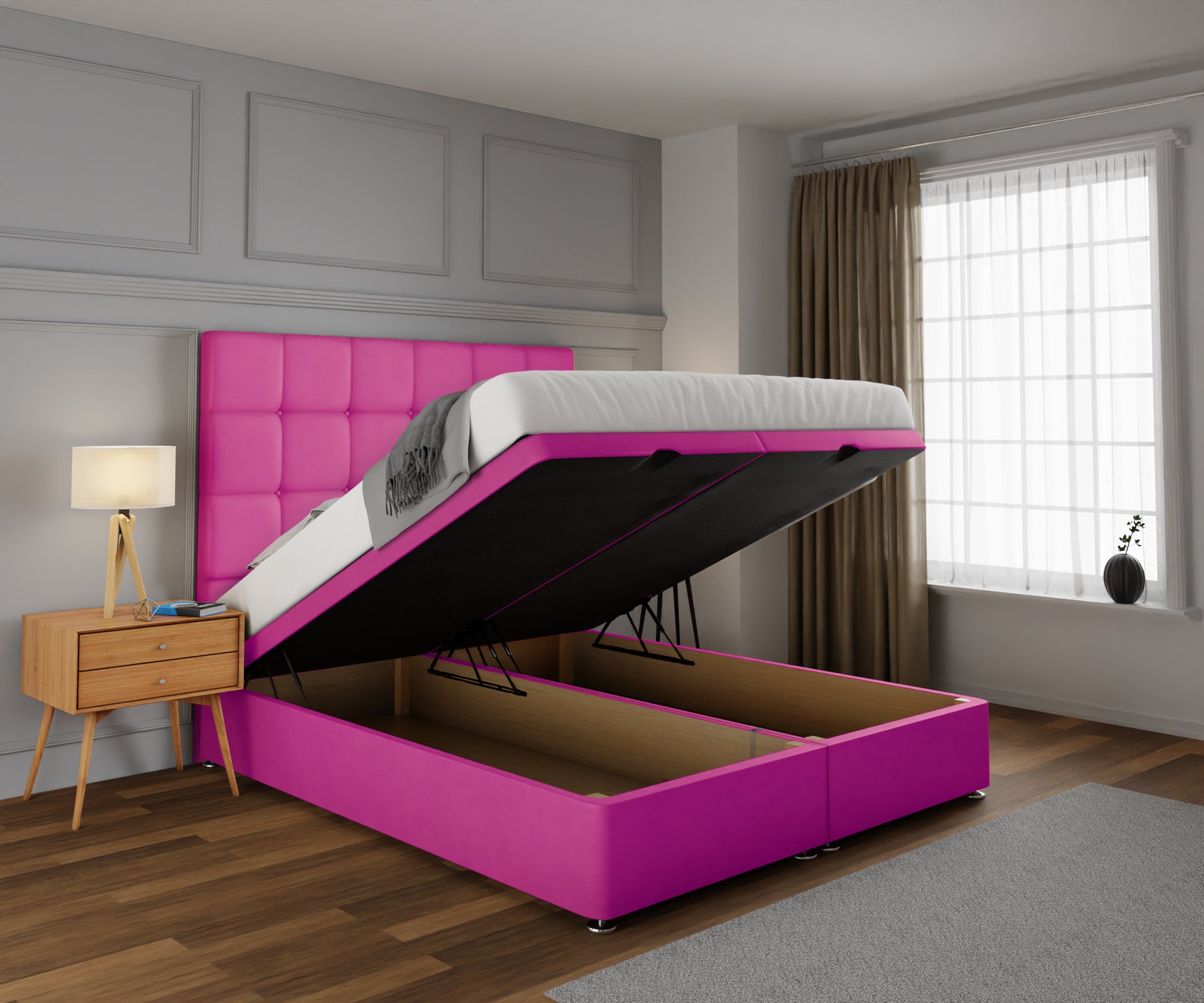 Amber Ottoman Storage Divan Bed Set