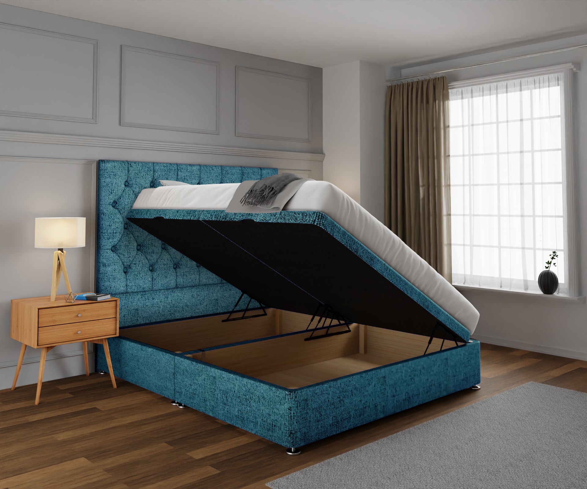 Evie Ottoman Storage Divan Bed Set
