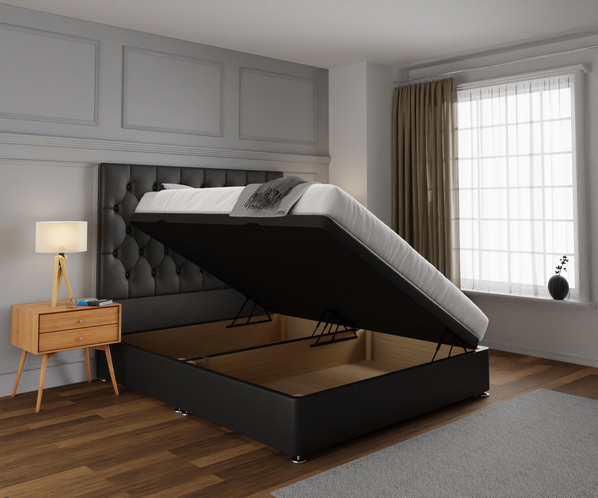 Evie Ottoman Storage Divan Bed Set