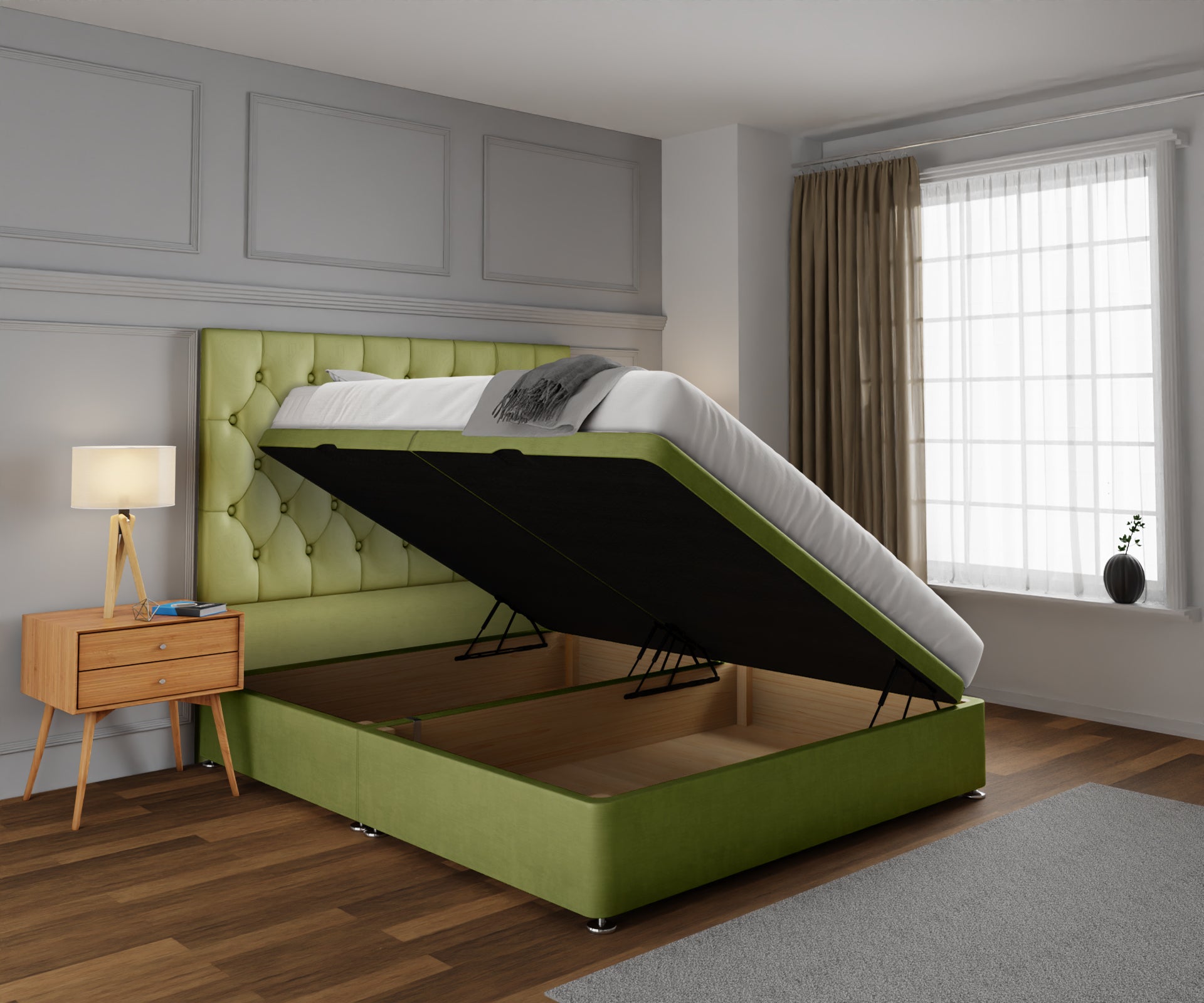 Evie Ottoman Storage Divan Bed Set