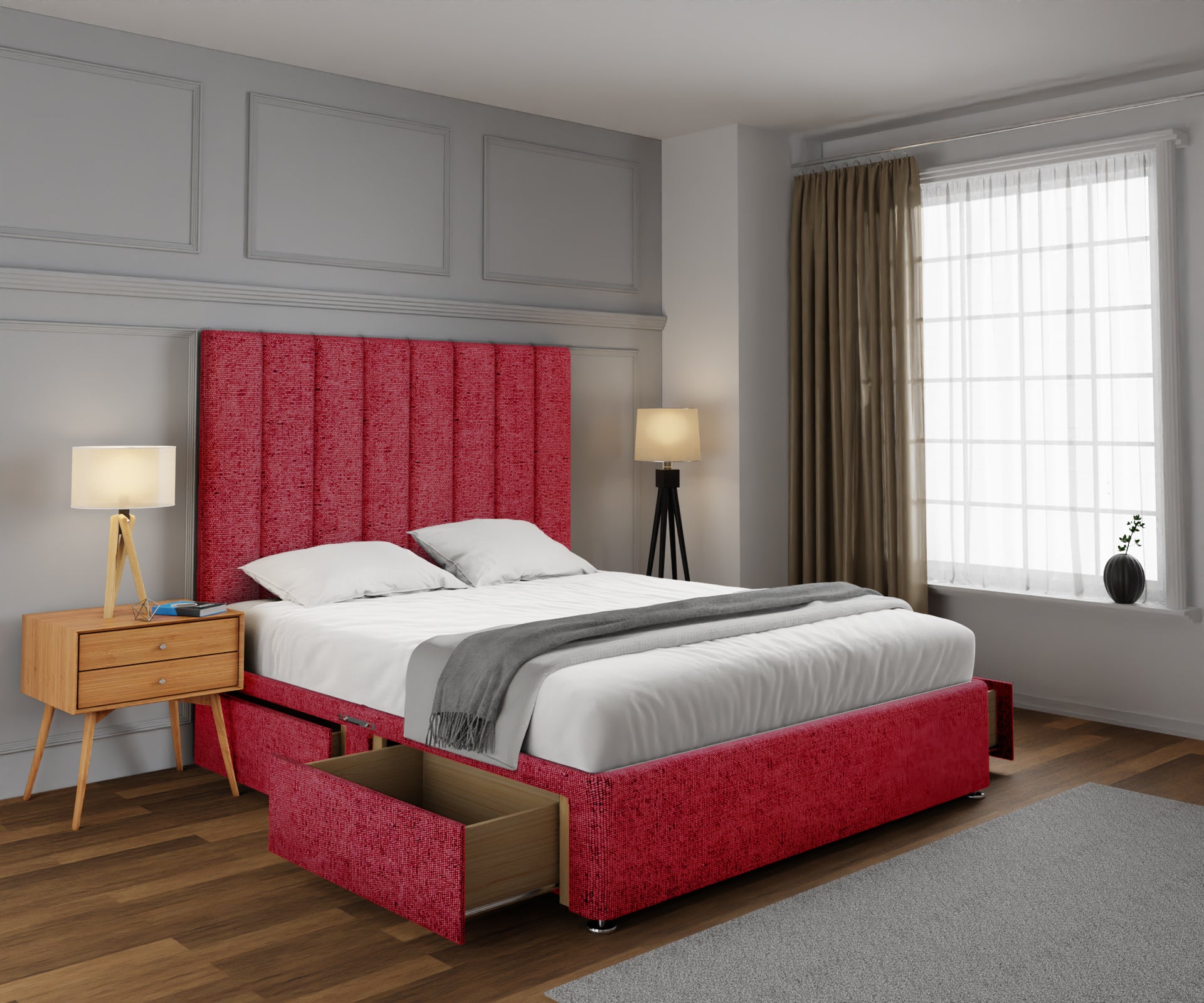 Amelia Petite Line Divan Bed Set