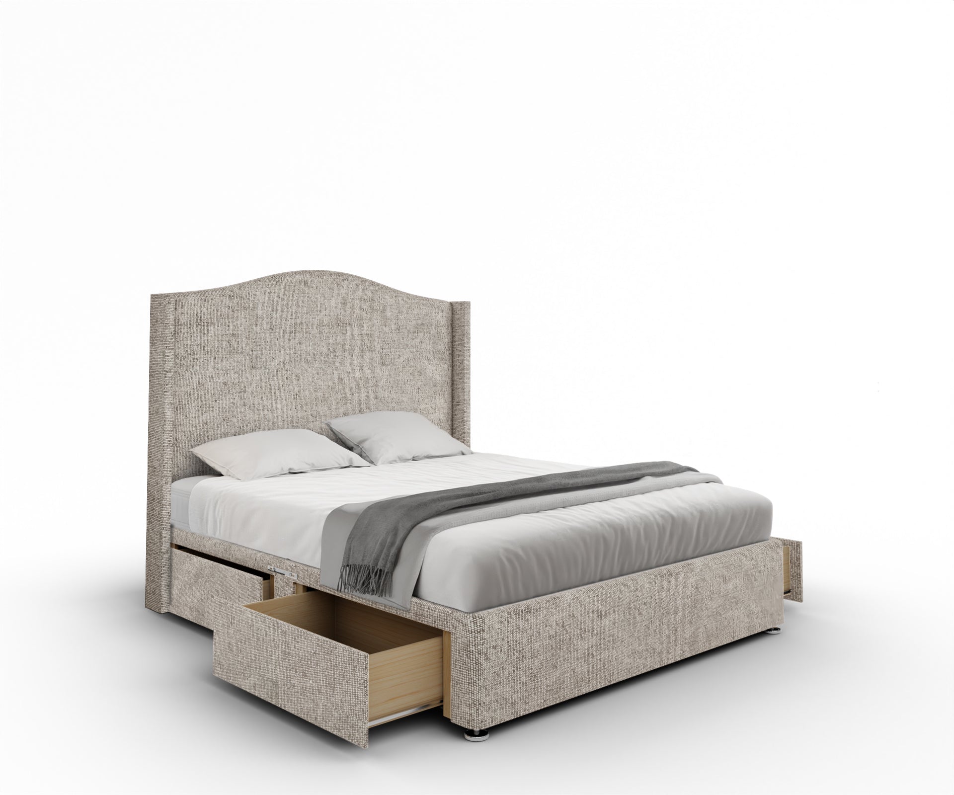 Arabella Winged Divan Bed Set