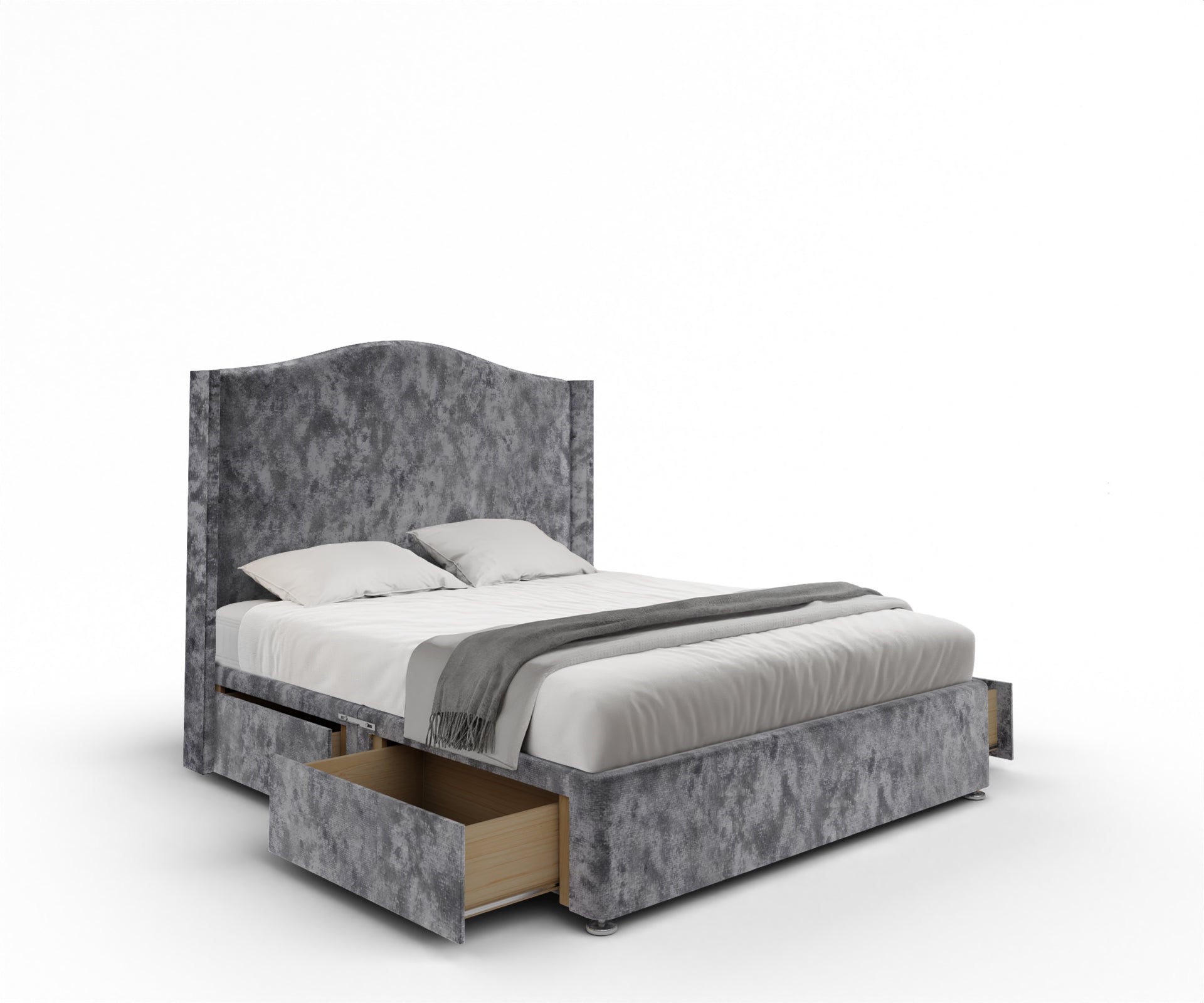 Arabella Winged Divan Bed Set