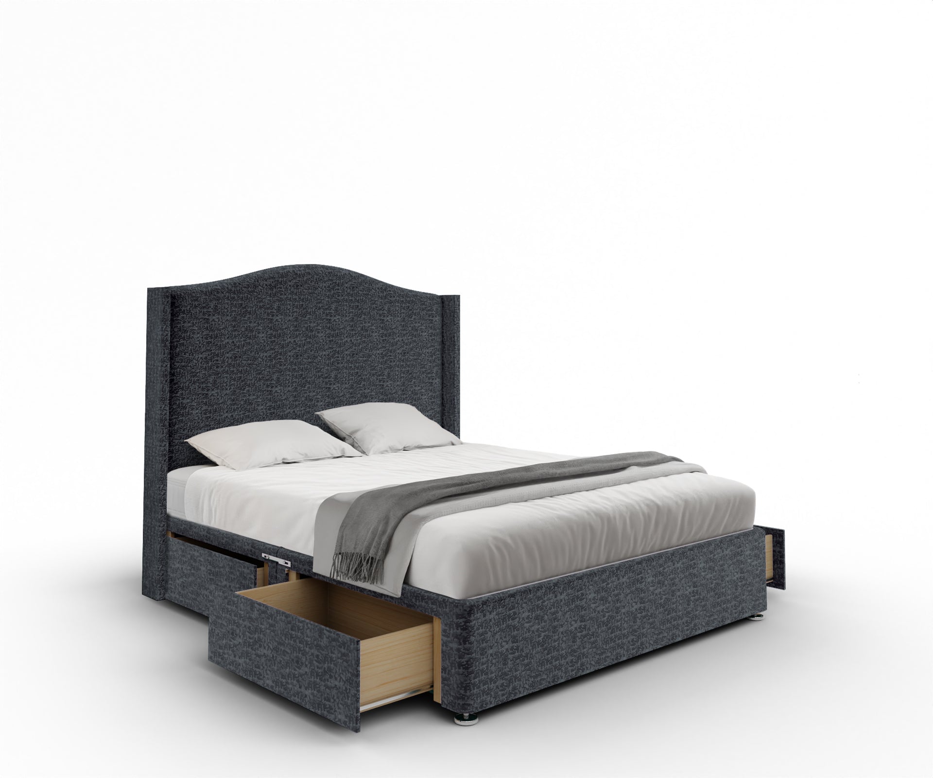 Arabella Winged Divan Bed Set