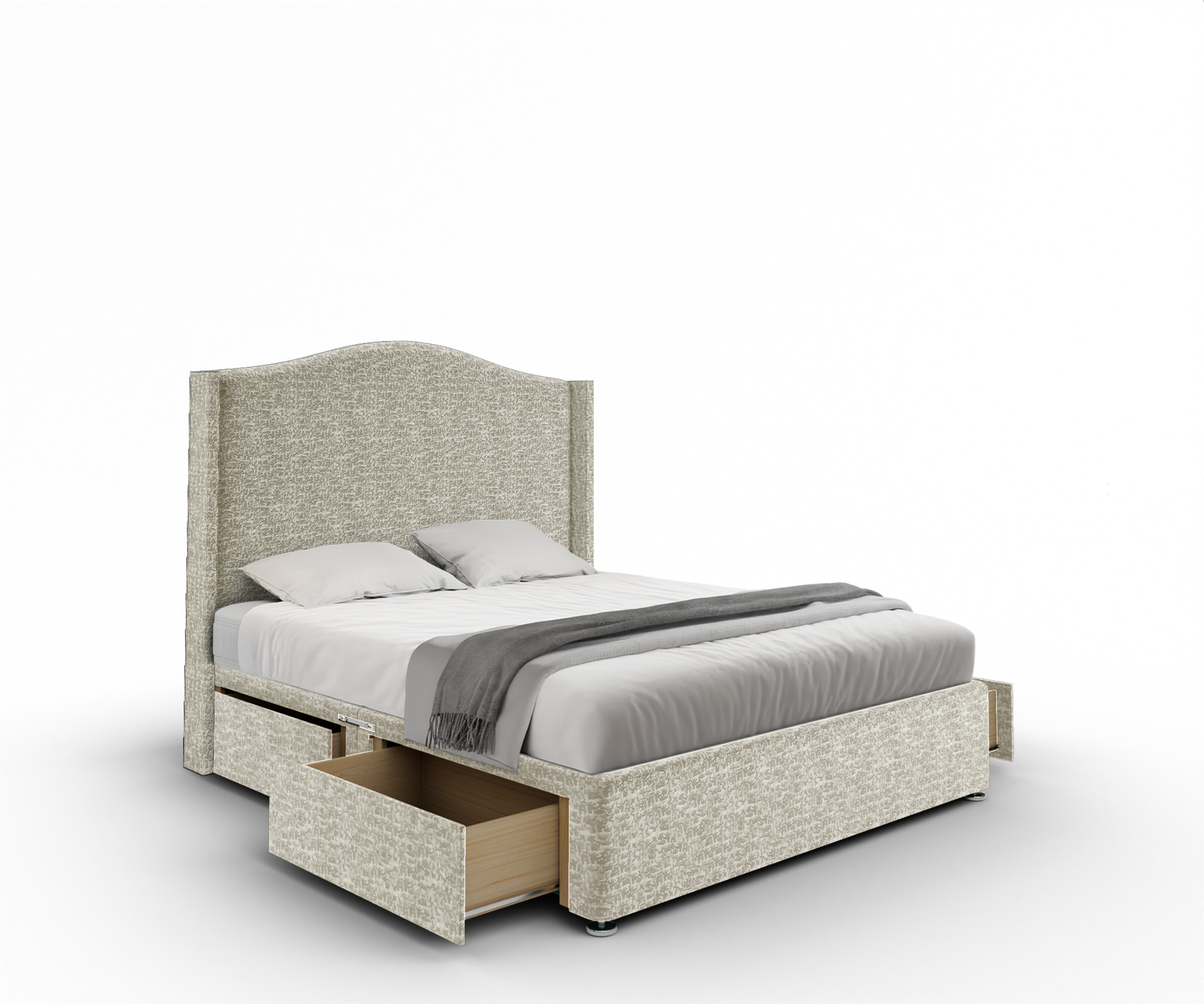 Arabella Winged Divan Bed Set