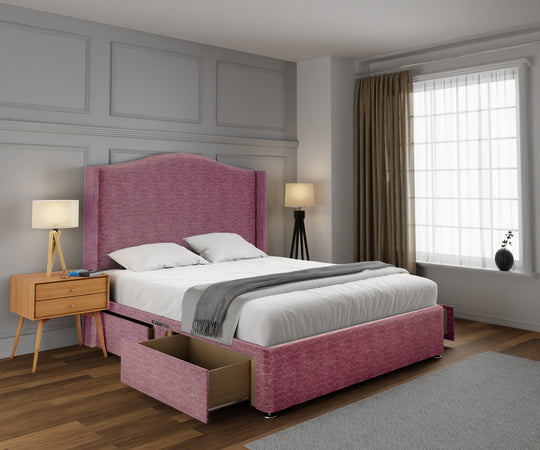Arabella Winged Divan Bed Set