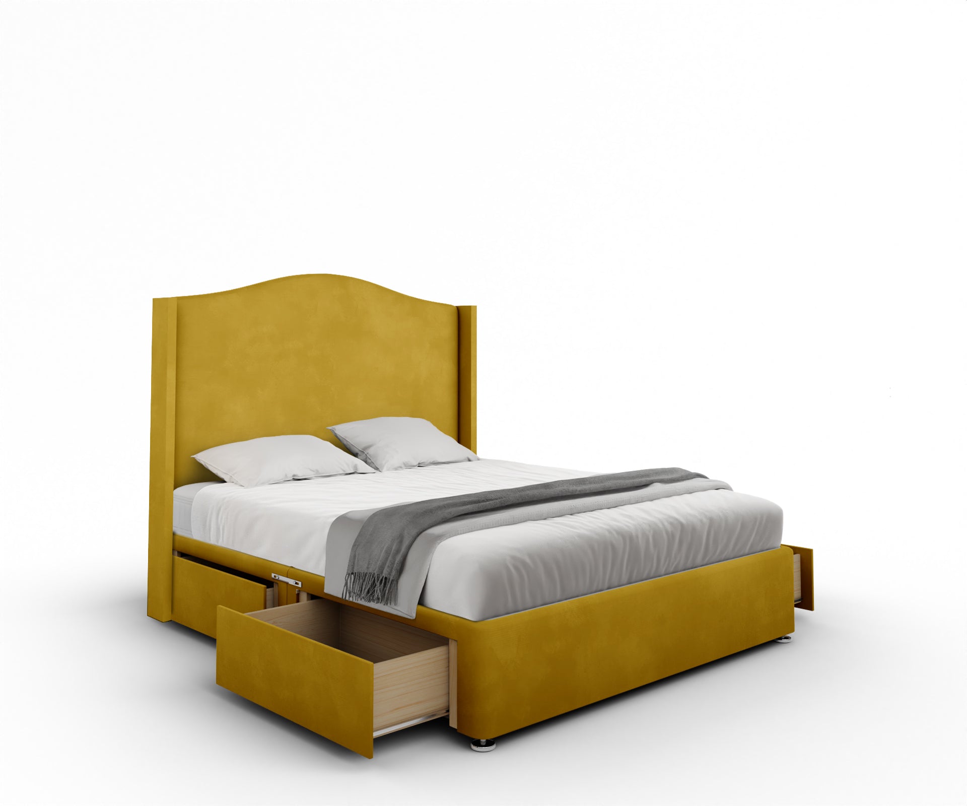 Arabella Winged Divan Bed Set