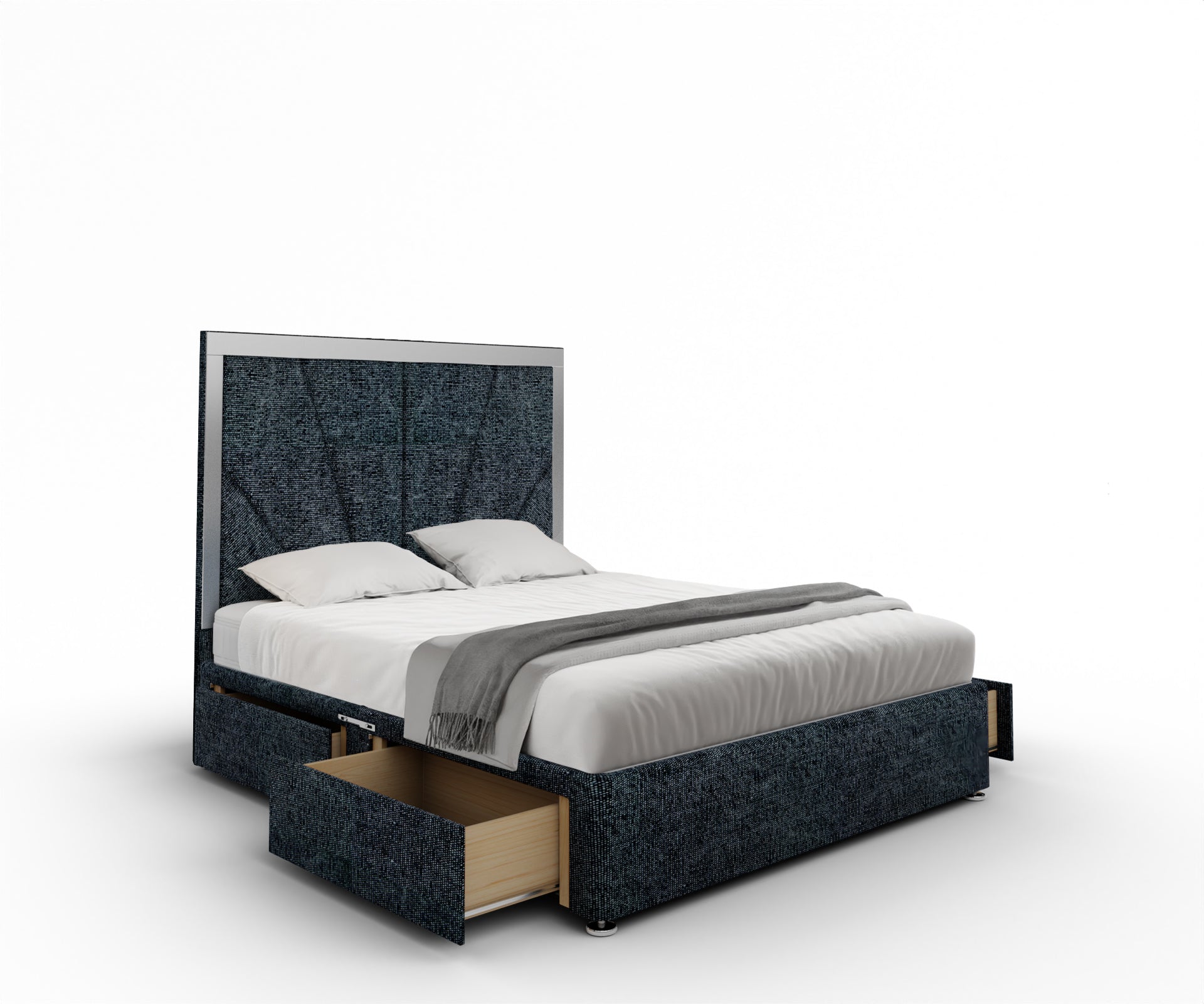 Chelsea Horizon Mirrored Divan Bed Set