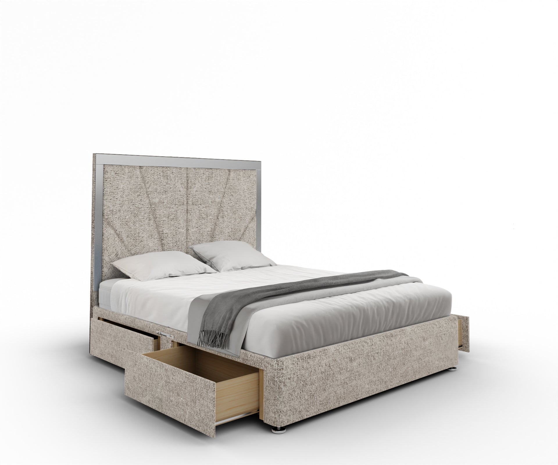 Chelsea Horizon Mirrored Divan Bed Set