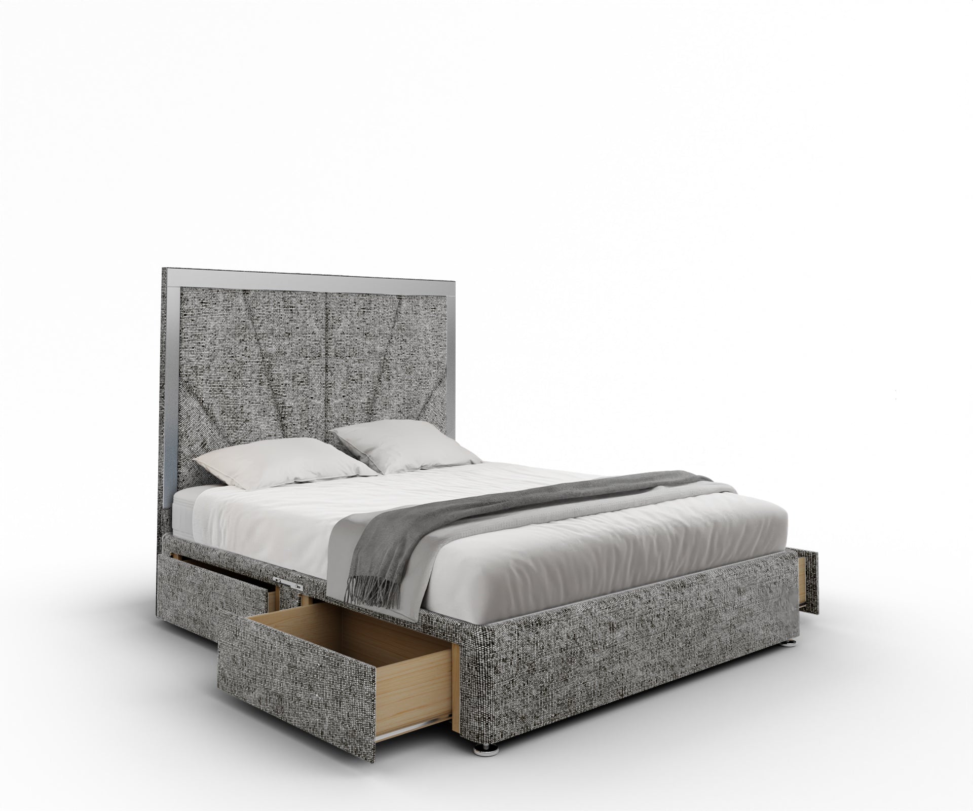 Chelsea Horizon Mirrored Divan Bed Set