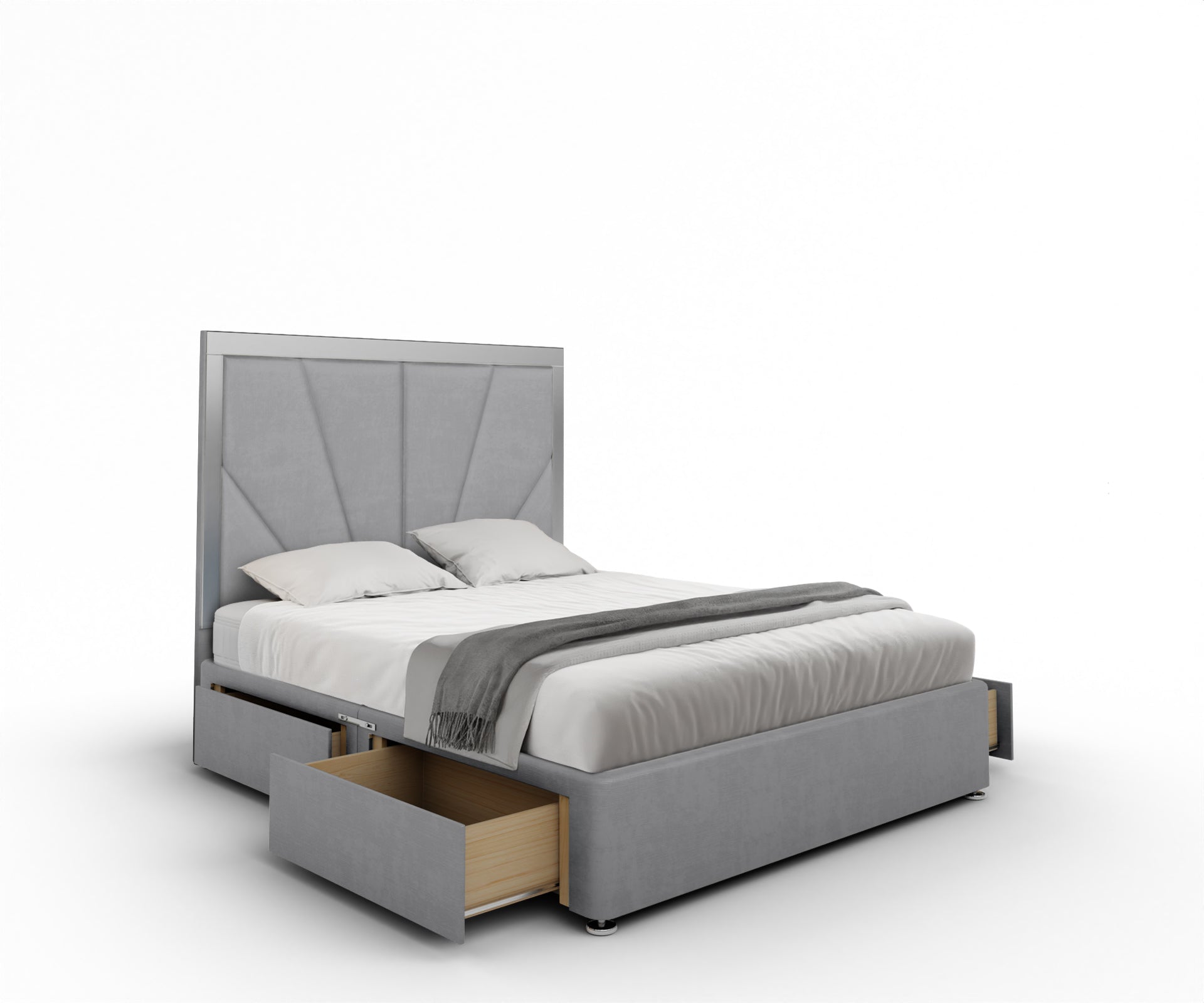 Chelsea Horizon Mirrored Divan Bed Set