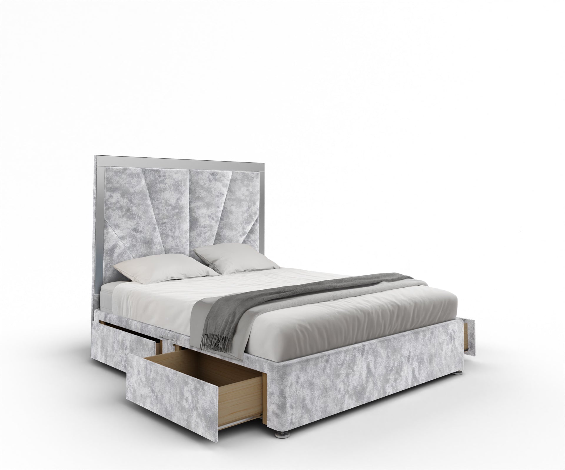 Chelsea Horizon Mirrored Divan Bed Set