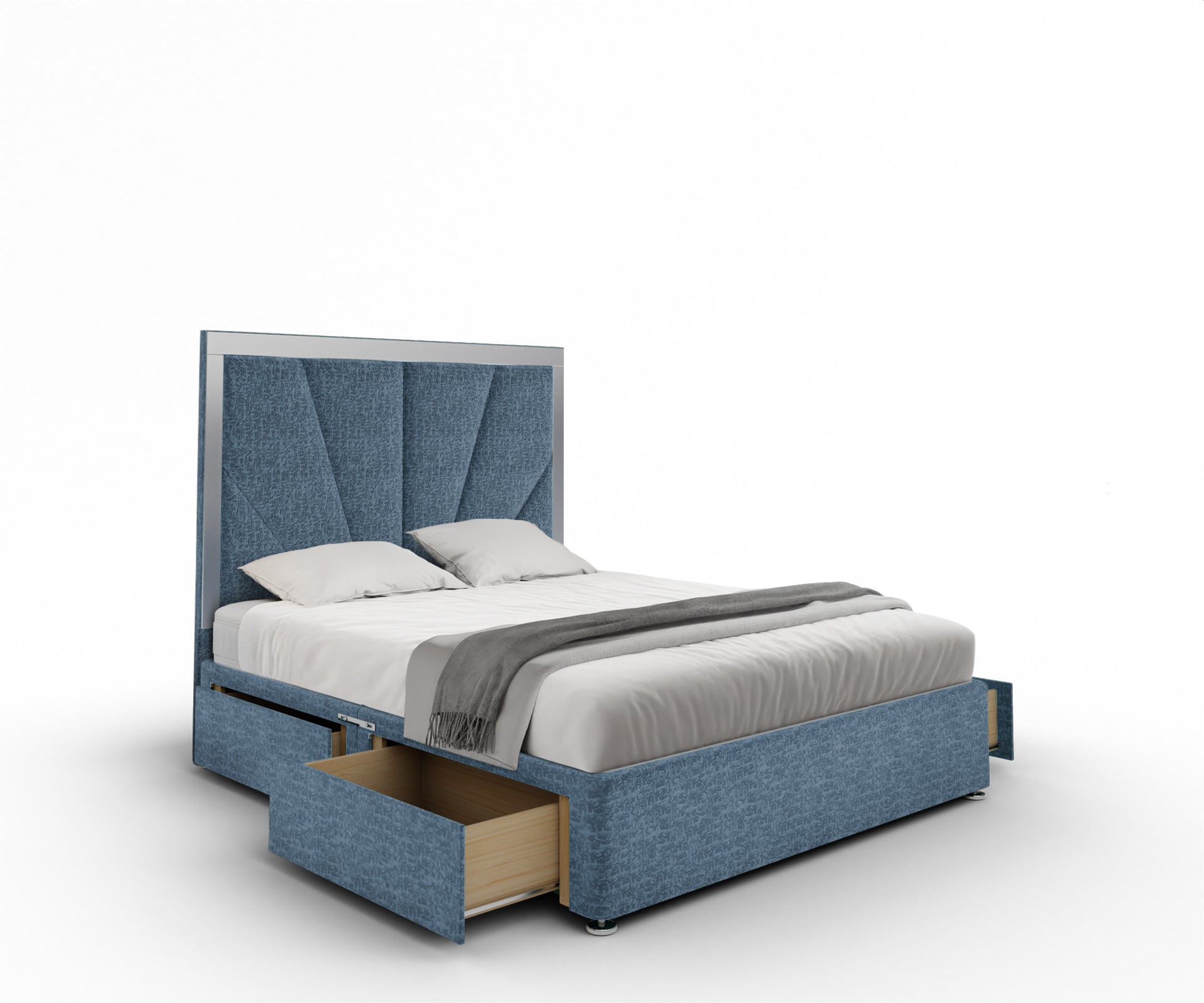 Chelsea Horizon Mirrored Divan Bed Set