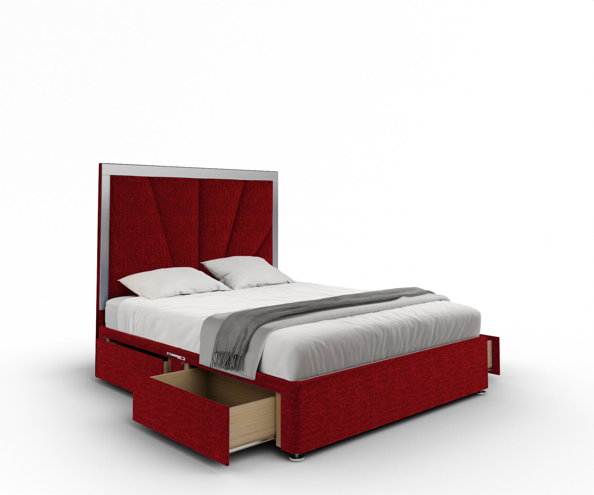 Chelsea Horizon Mirrored Divan Bed Set