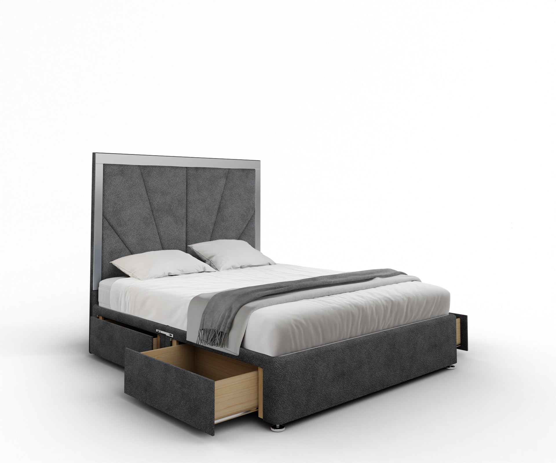 Chelsea Horizon Mirrored Divan Bed Set