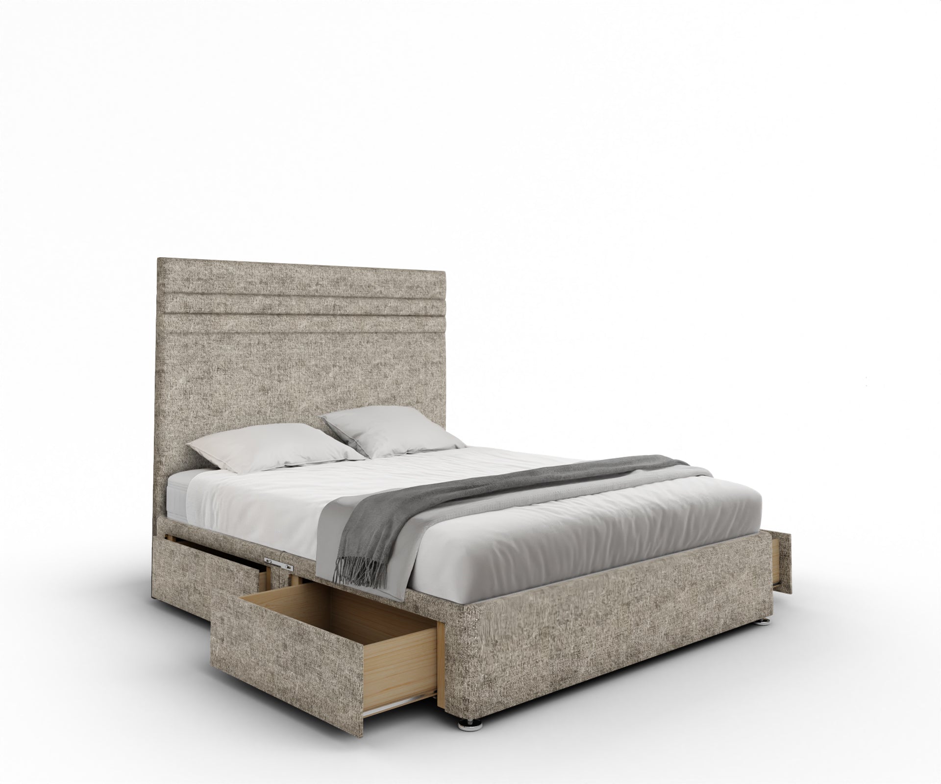 Diane Line Divan Bed Set